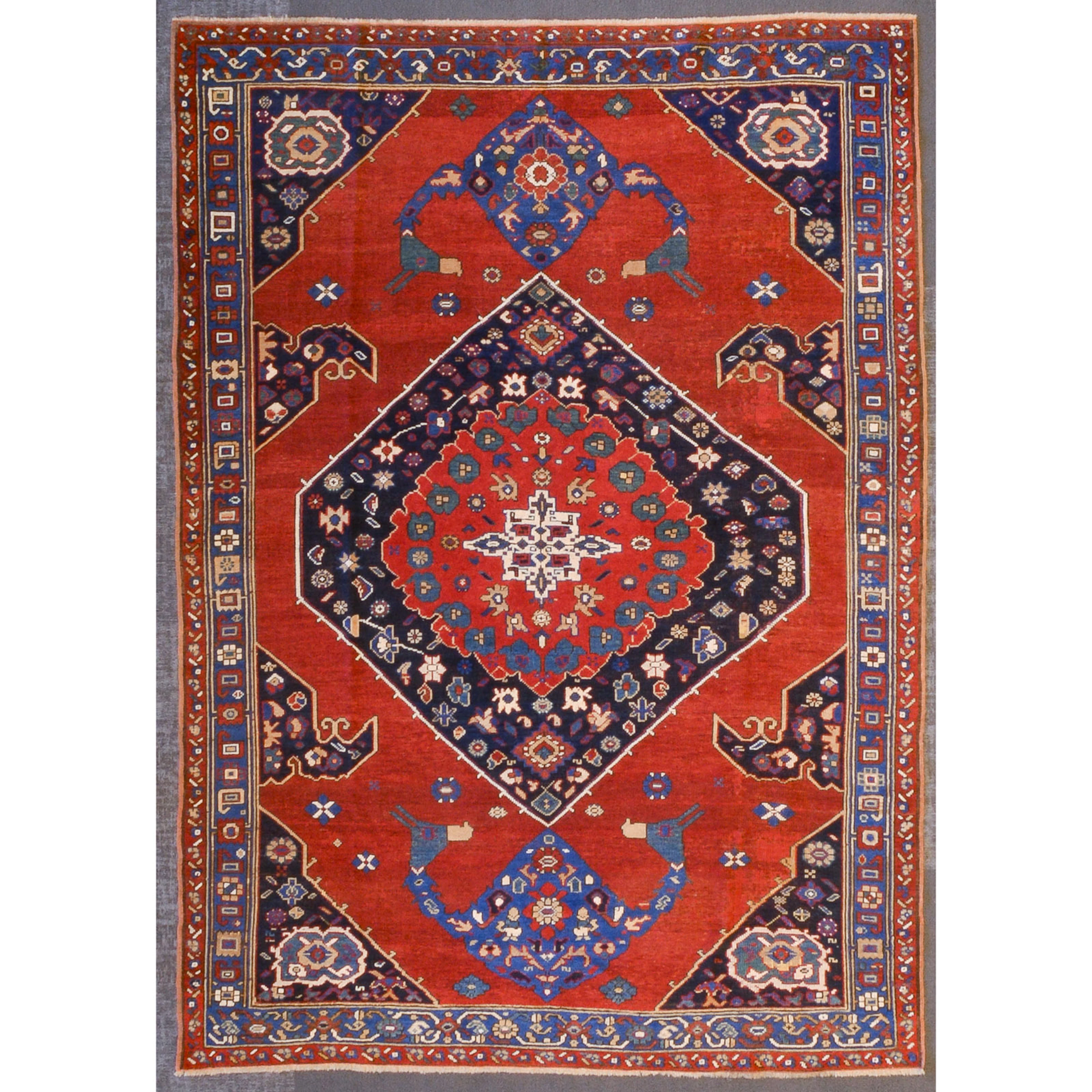 Semi-Antique Kazak Rug, Caucasus, 5.9 x 8