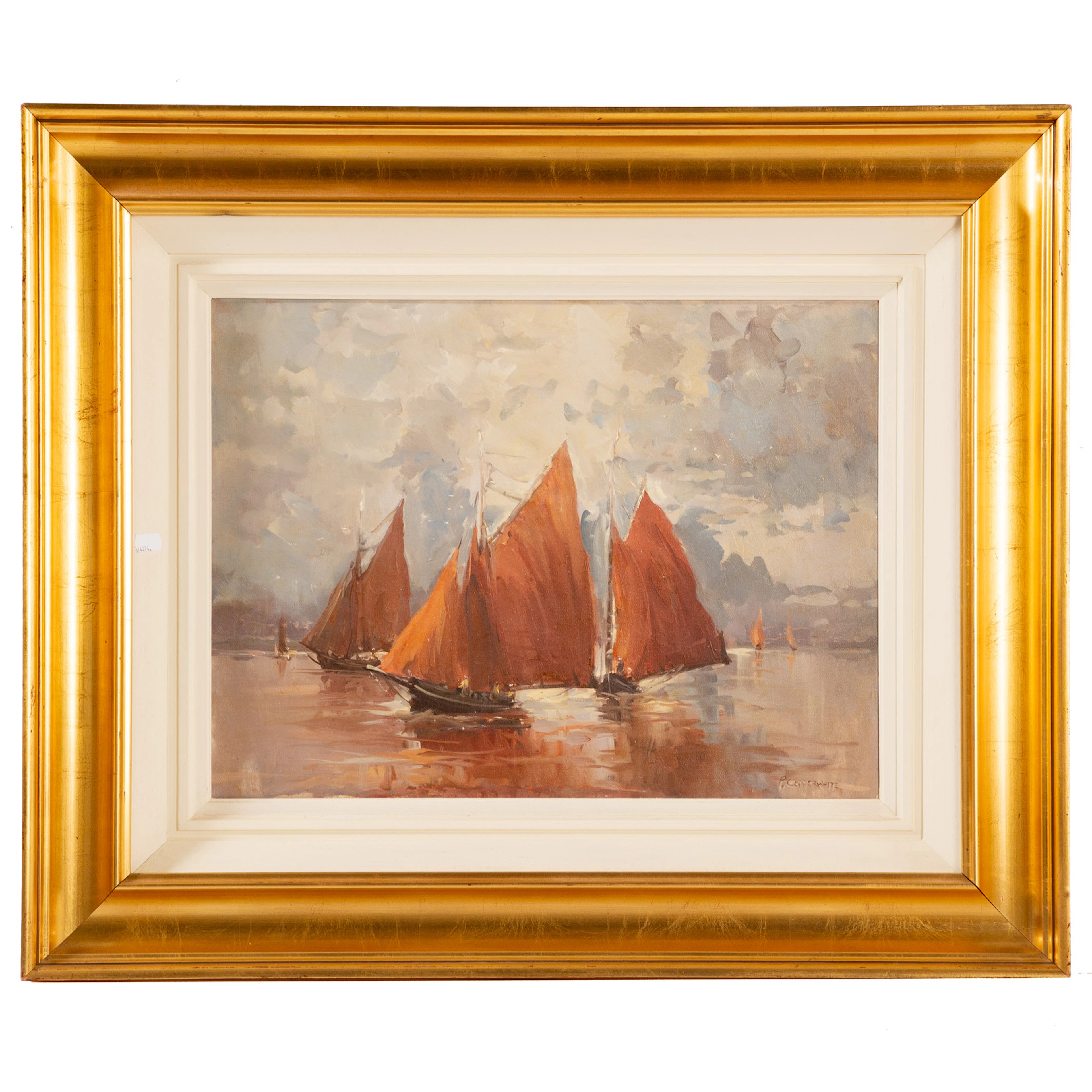 Patrick Copperwhite. Fishing Vessels at Sea, oil