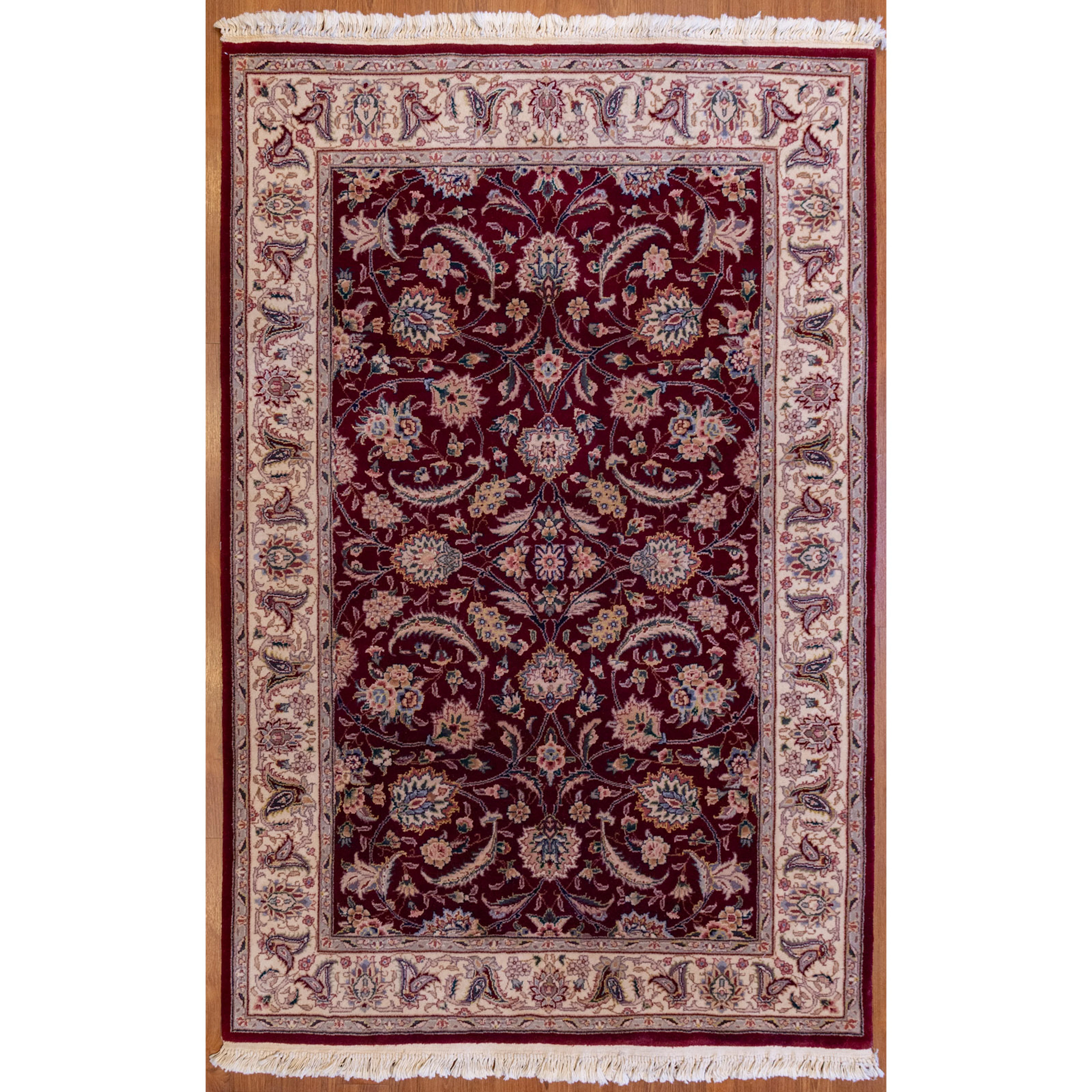 Sino Tabriz Rug, China, 4.1 x 6