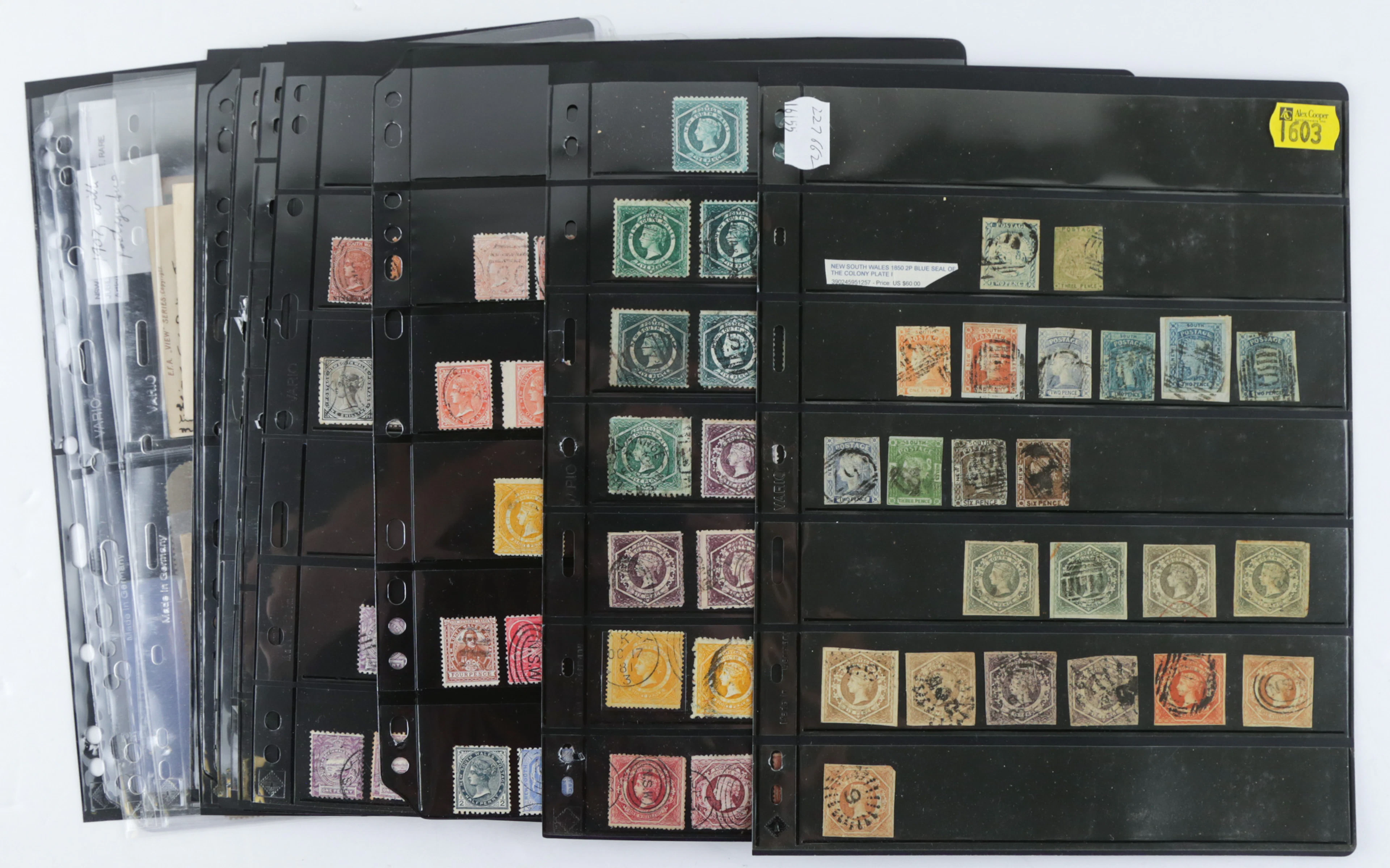 New South Wales: Postage Stamps, 1850-1907