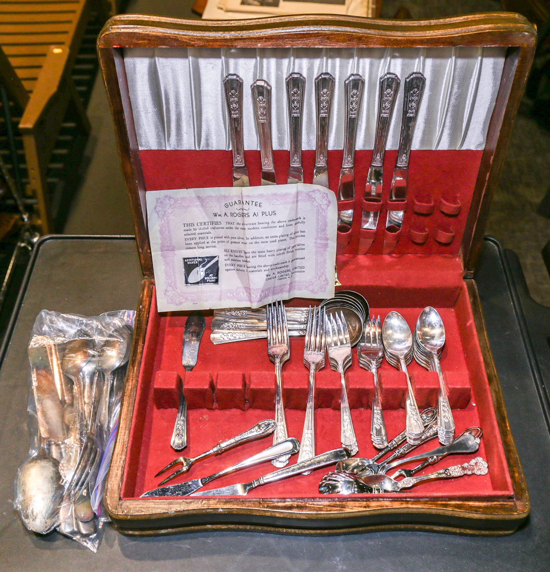 A Group of Rogers & Other Silver Plated Flatware