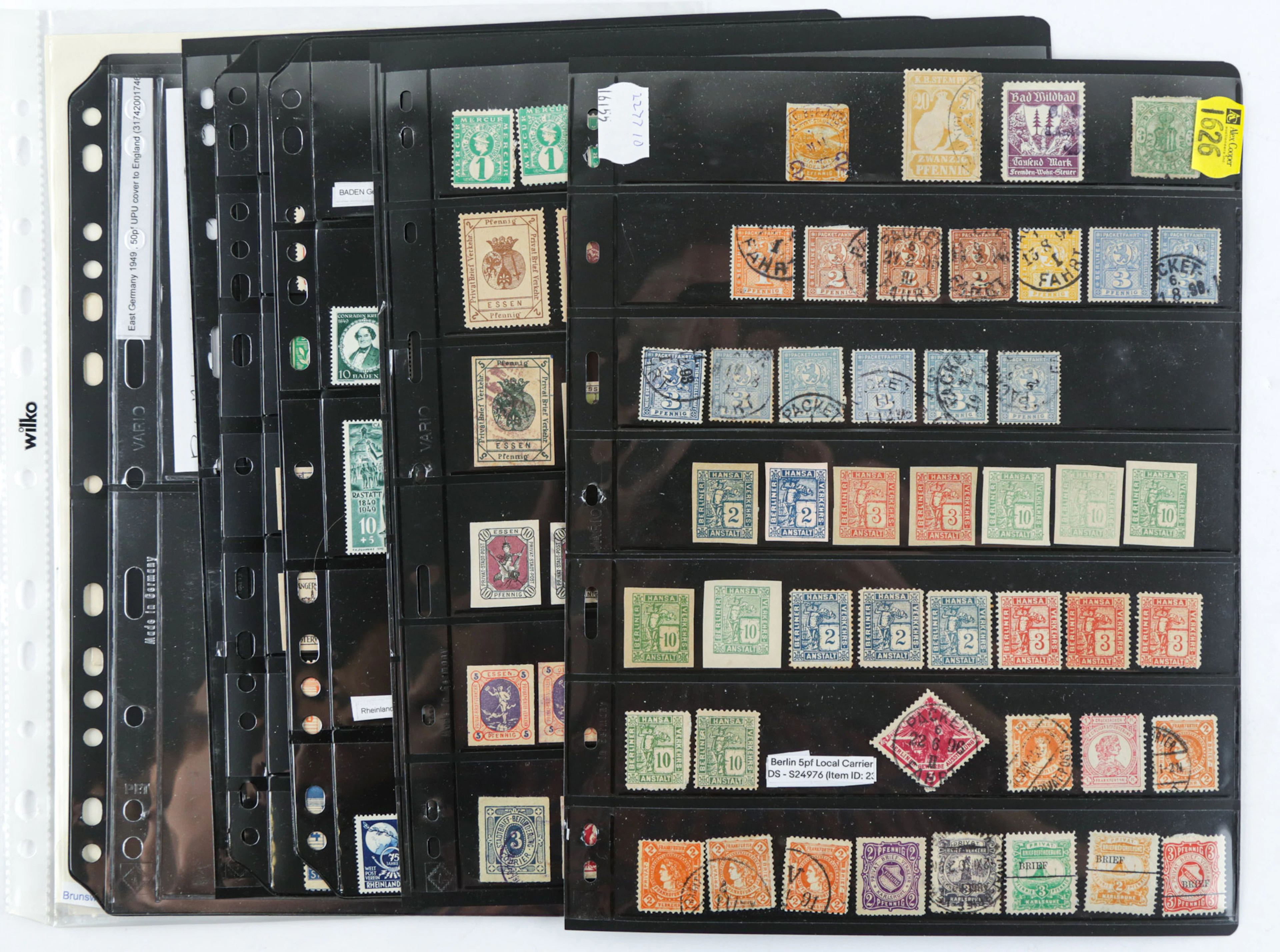Germany: A Collection of Local Postage Stamps