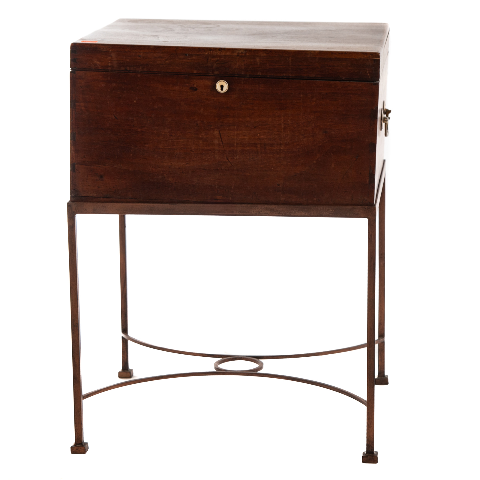 George III Mahogany Chest on Stand