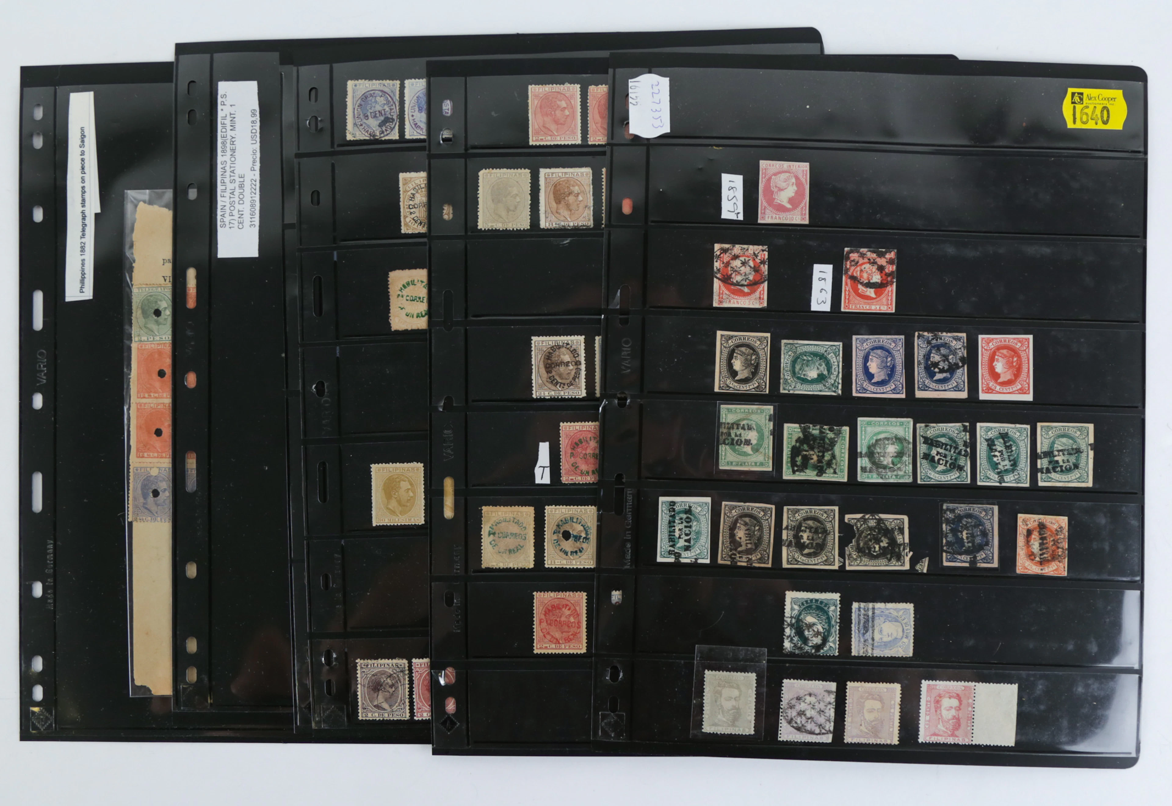Philippines: Postage Stamps, 1859-1899