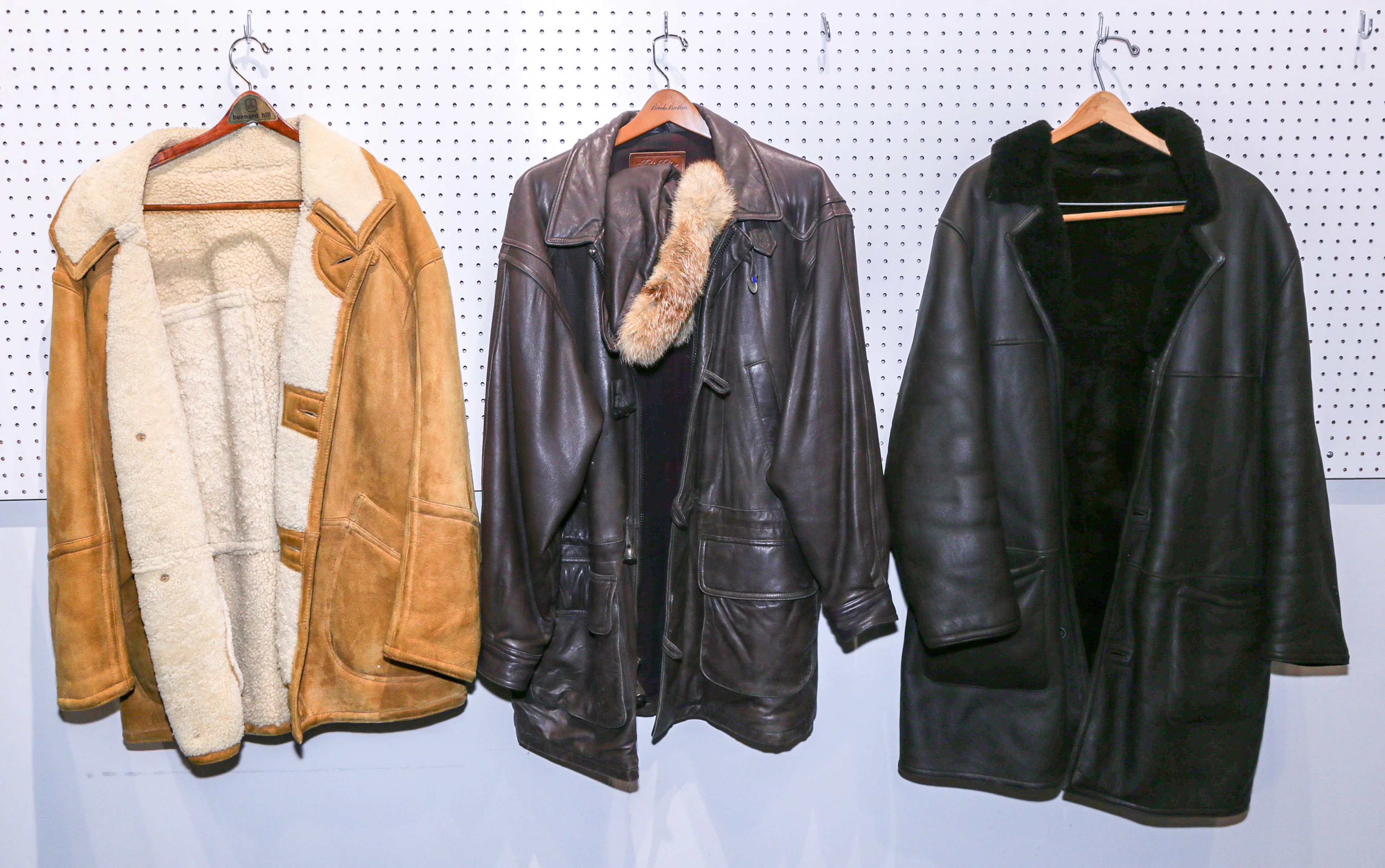 Three Gentlemen's Leather Jackets