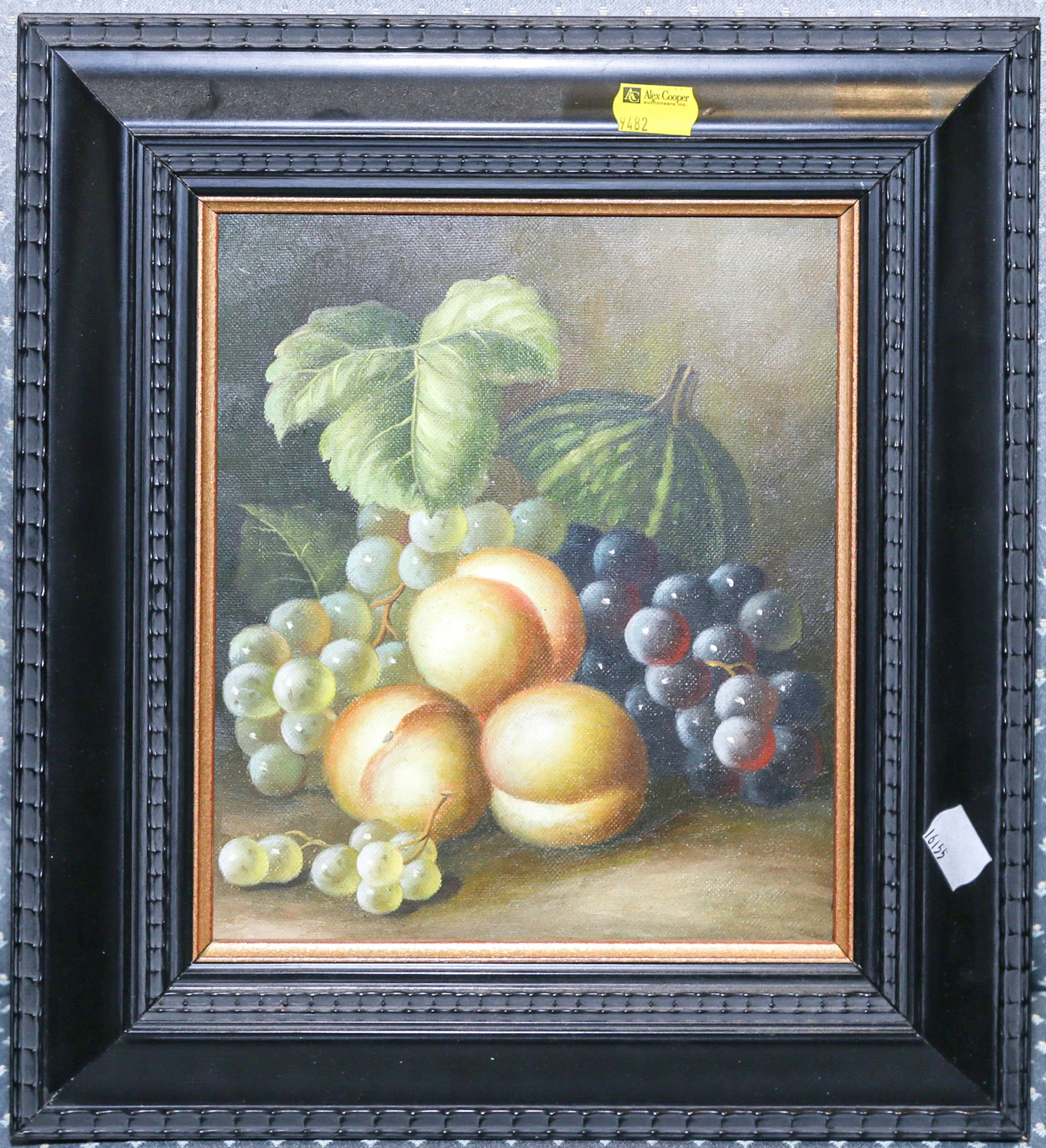 A Still Life Painting of Fruit, Framed