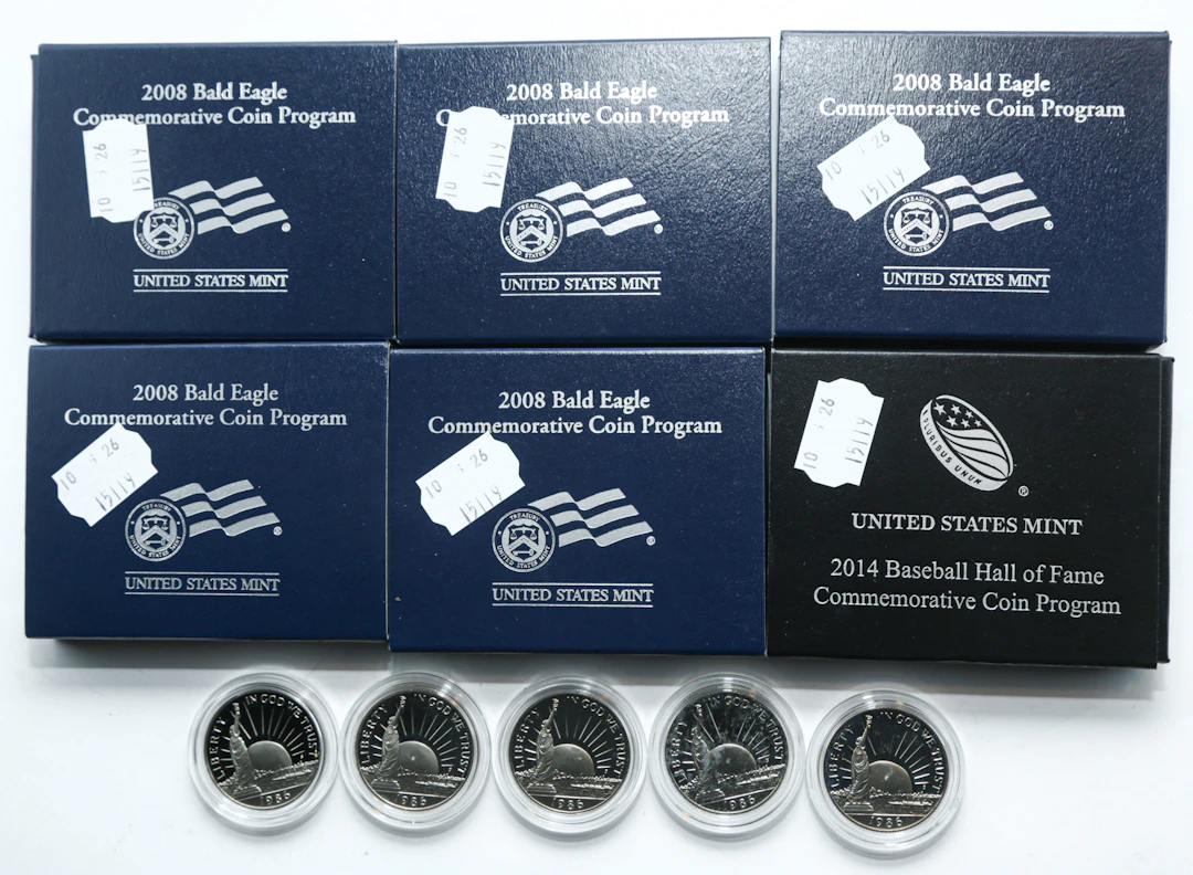 14 Proof Clad Commemorative Half Dollars