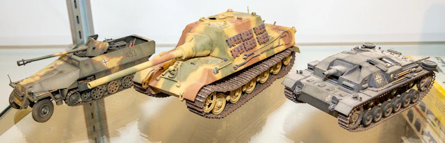 Three Completed & Painted German Military Vehicles
