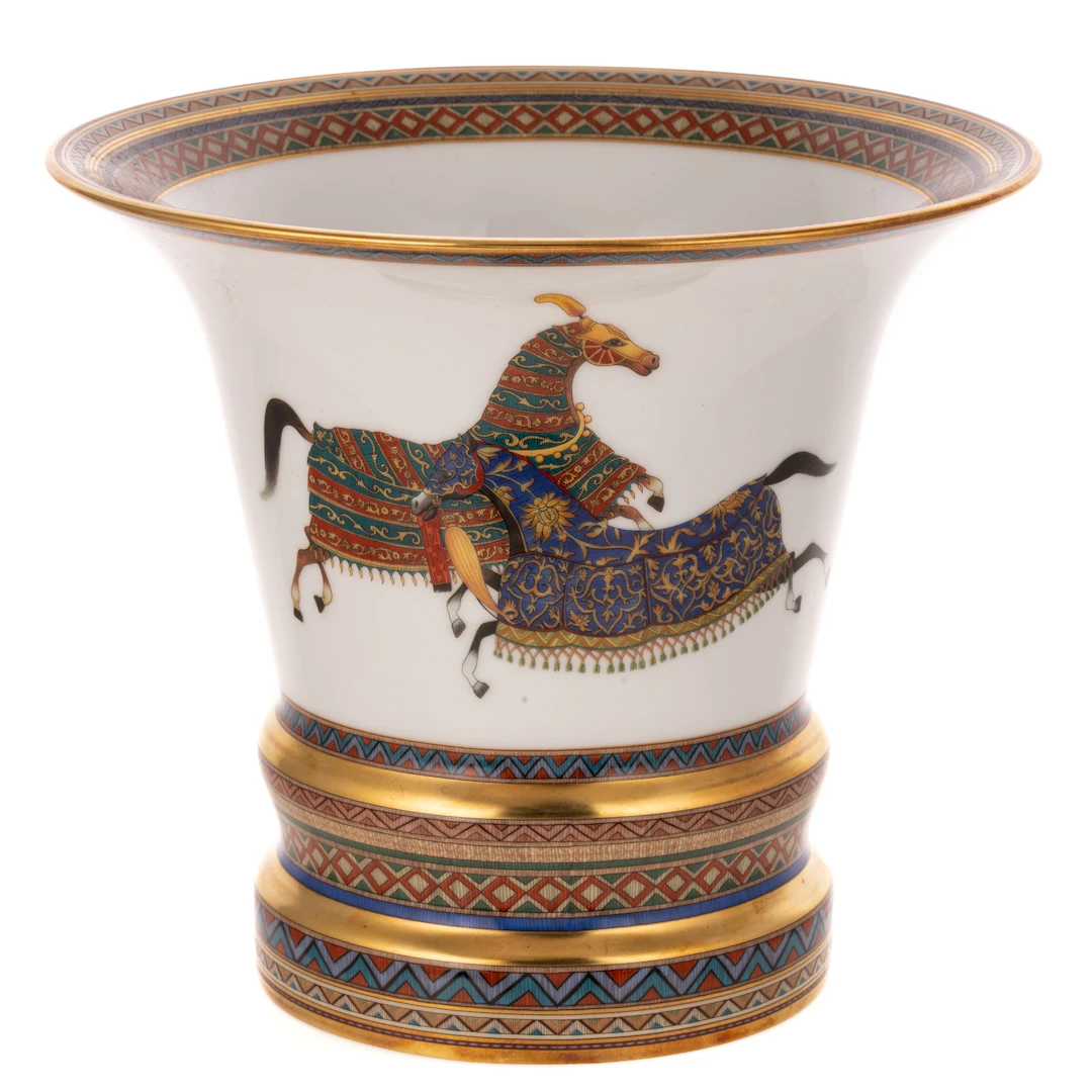 An Hermes Cheval d'Orient Porcelain Vase