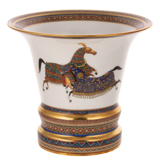 An Hermes Cheval d'Orient Porcelain Vase