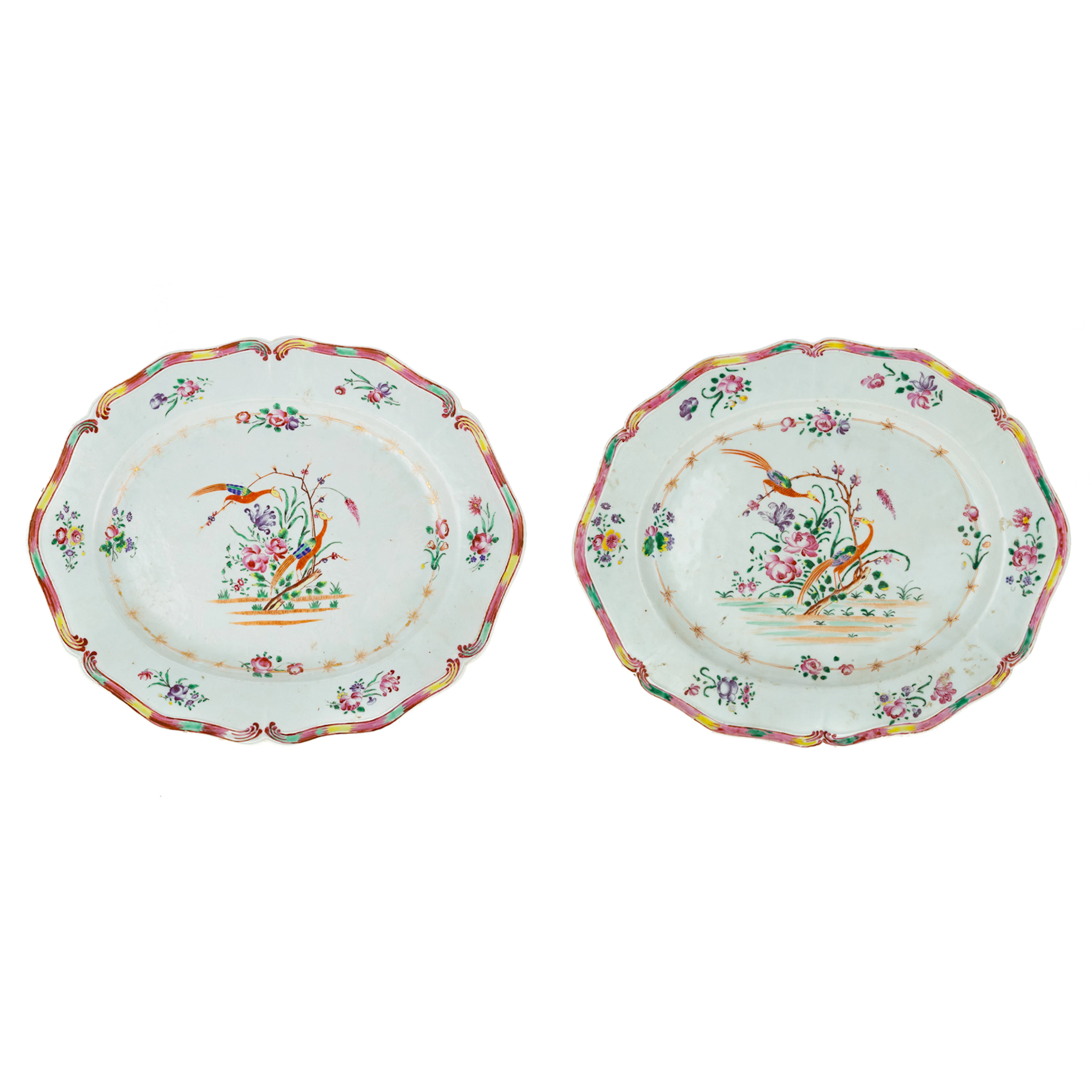 A Pair of 18th Century Chinese Export Platters