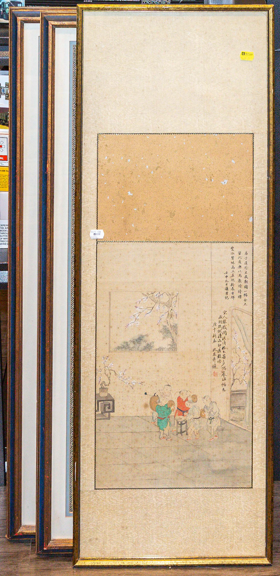 Three Framed Chinese Paintings
