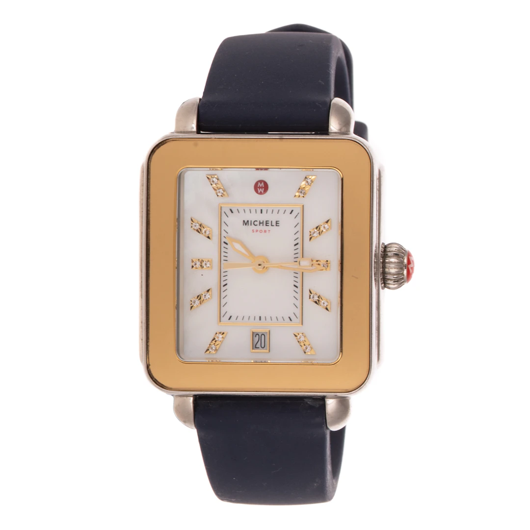 A Michelle Deco Sport Watch in Stainless Steel