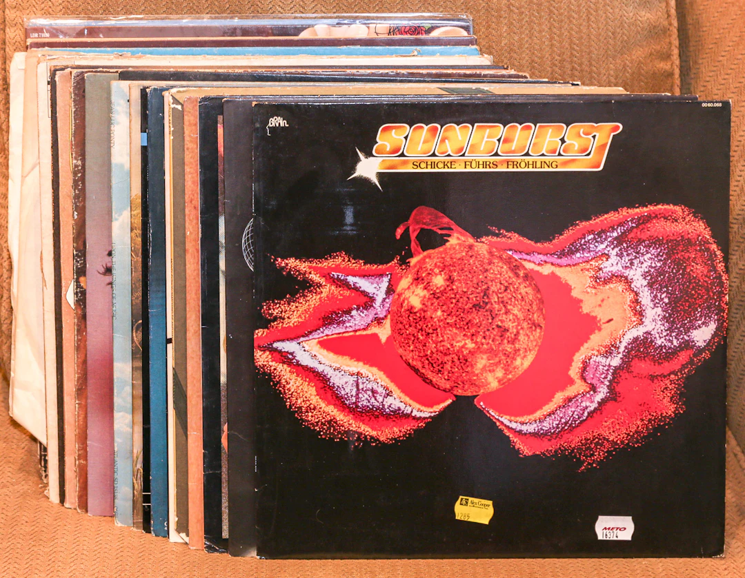 A Group of Rock & Other LP Albums