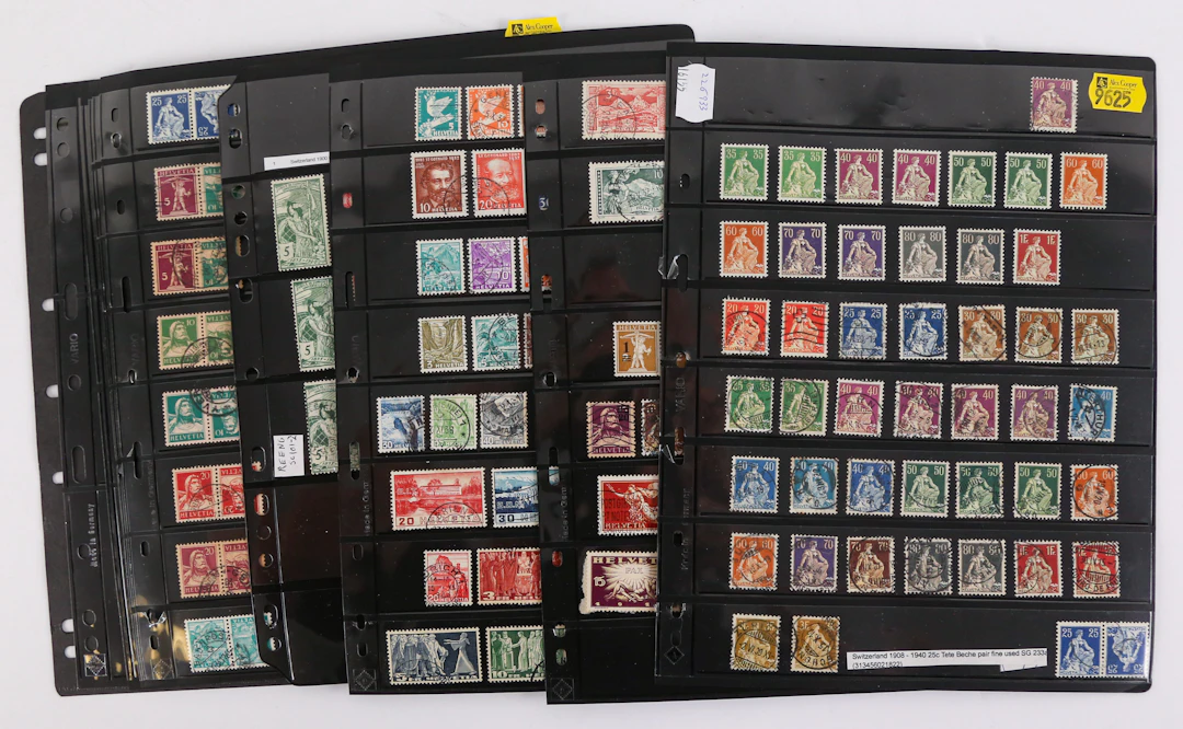 Switzerland: A Collection of 20th-Century Issues