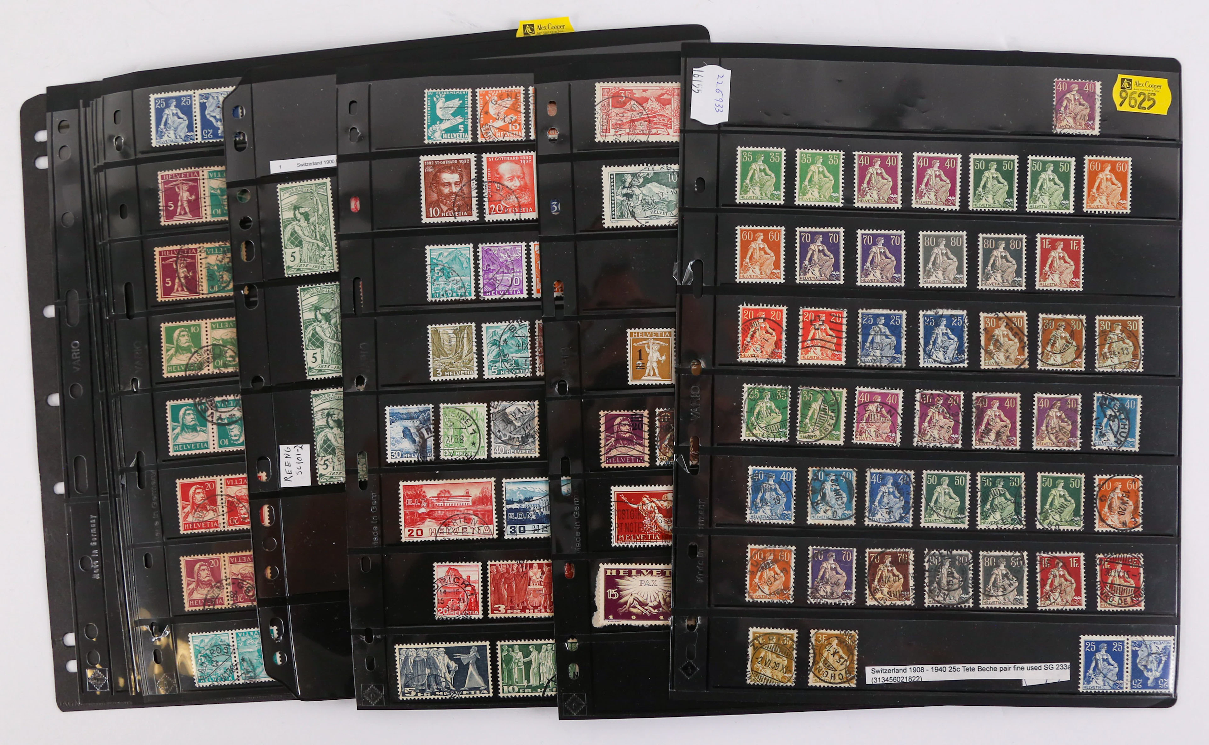 Switzerland: A Collection of 20th-Century Issues