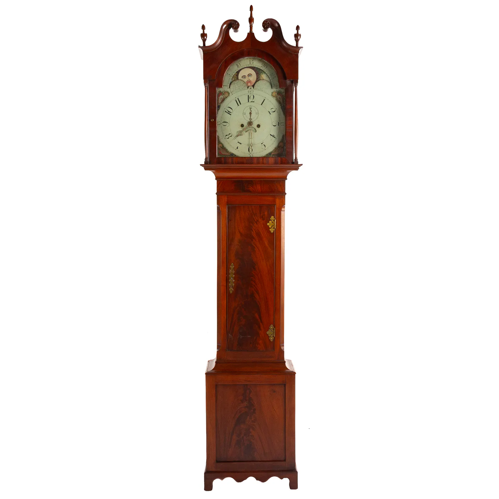 Federal Mahogany Tall Case Clock