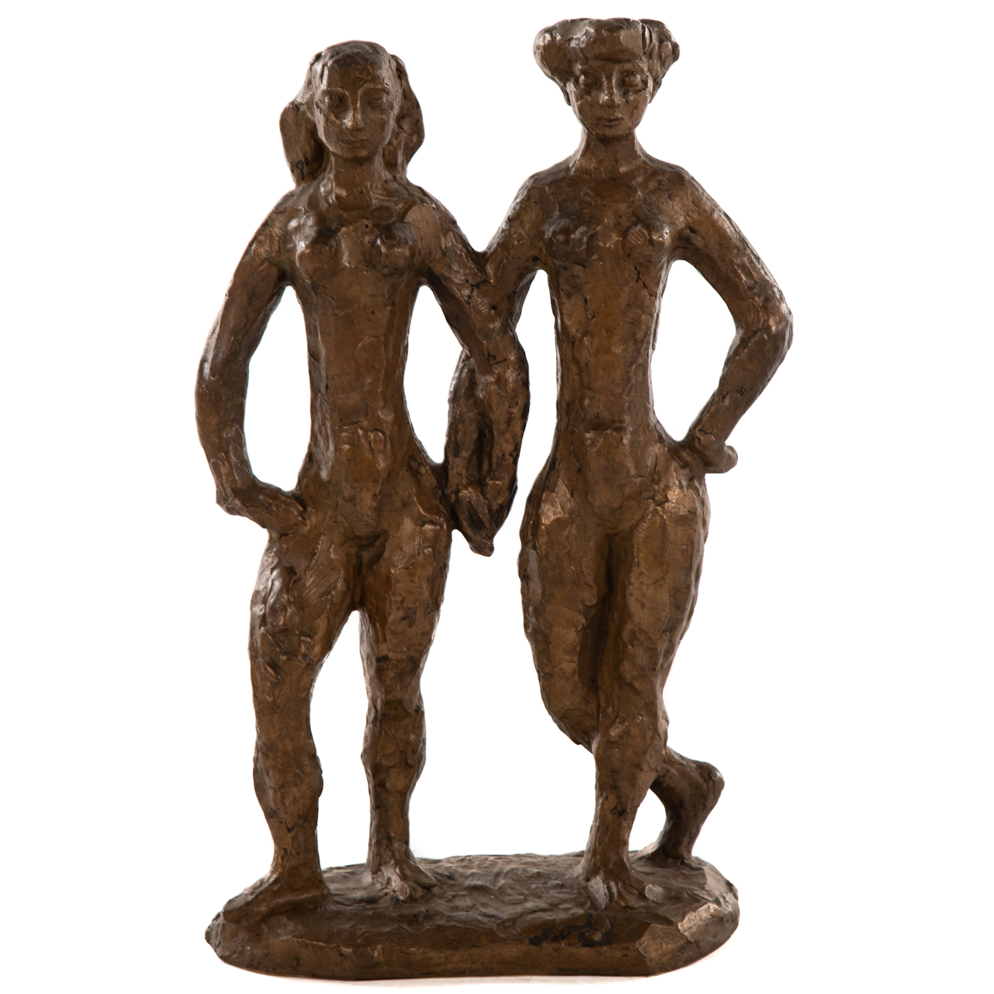 Reuben Robert Kramer. "Sisters," bronze