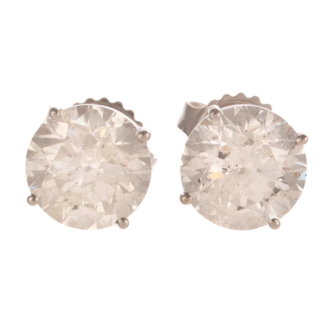 A Pair of 4.00 ctw Diamond Studs in 14K