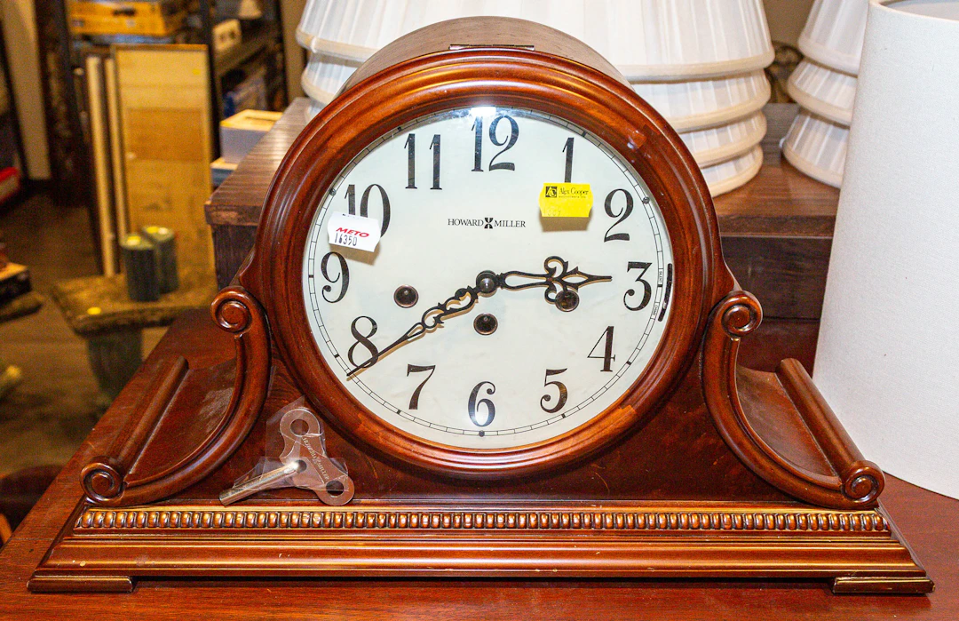 A Howard Miller Tamborino Mantel Clock
