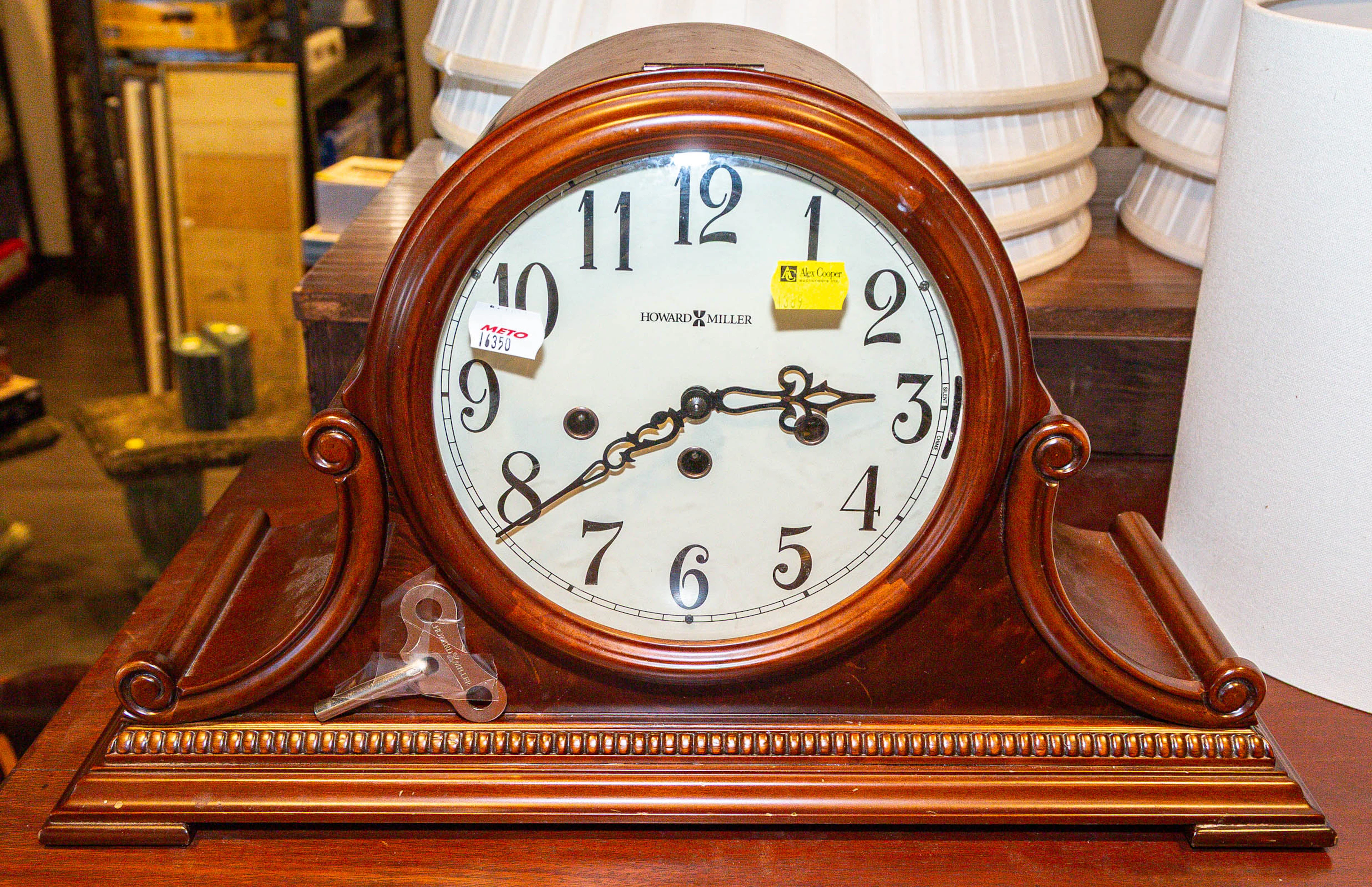 A Howard Miller Tamborino Mantel Clock