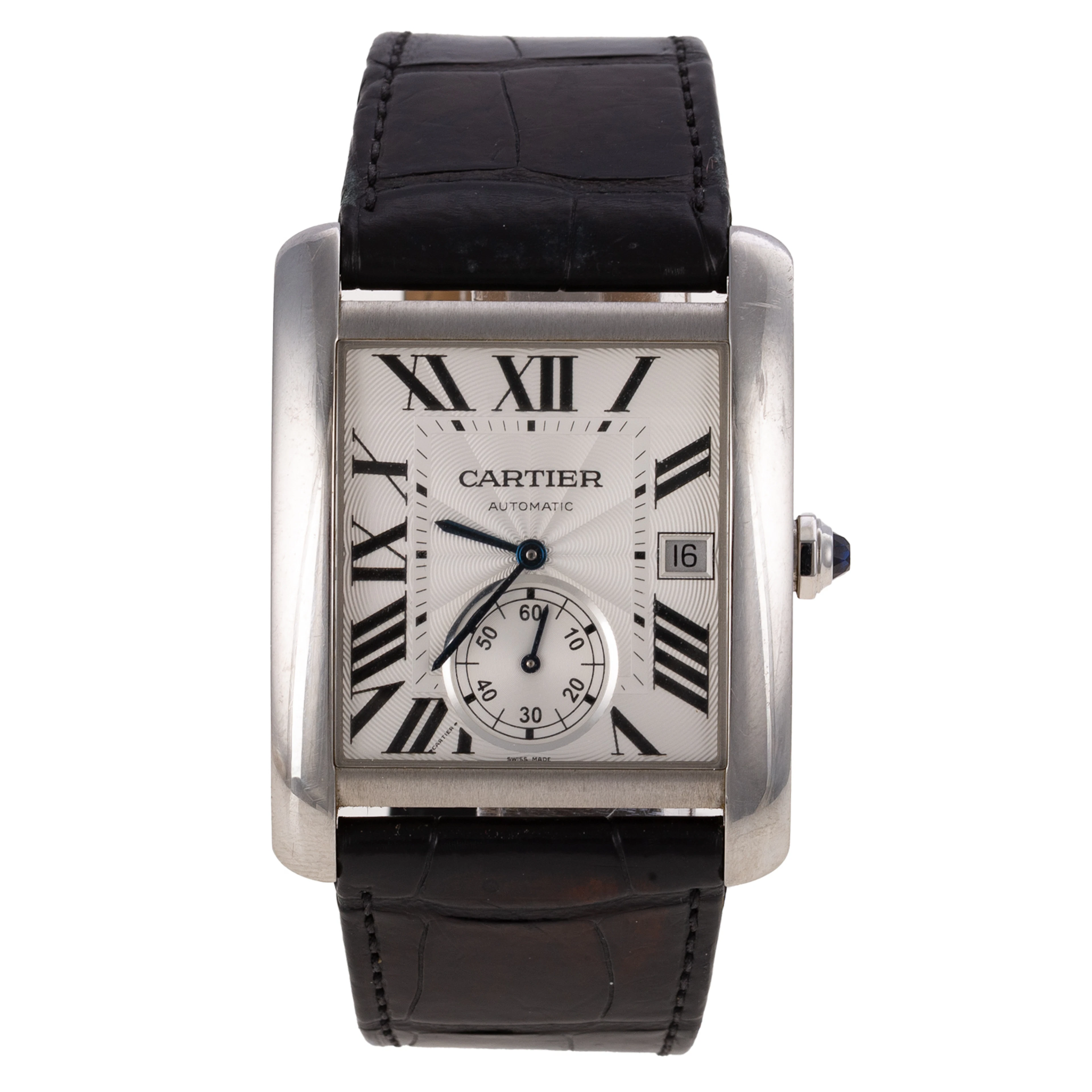 A Cartier Tank MC in Stainless Steel