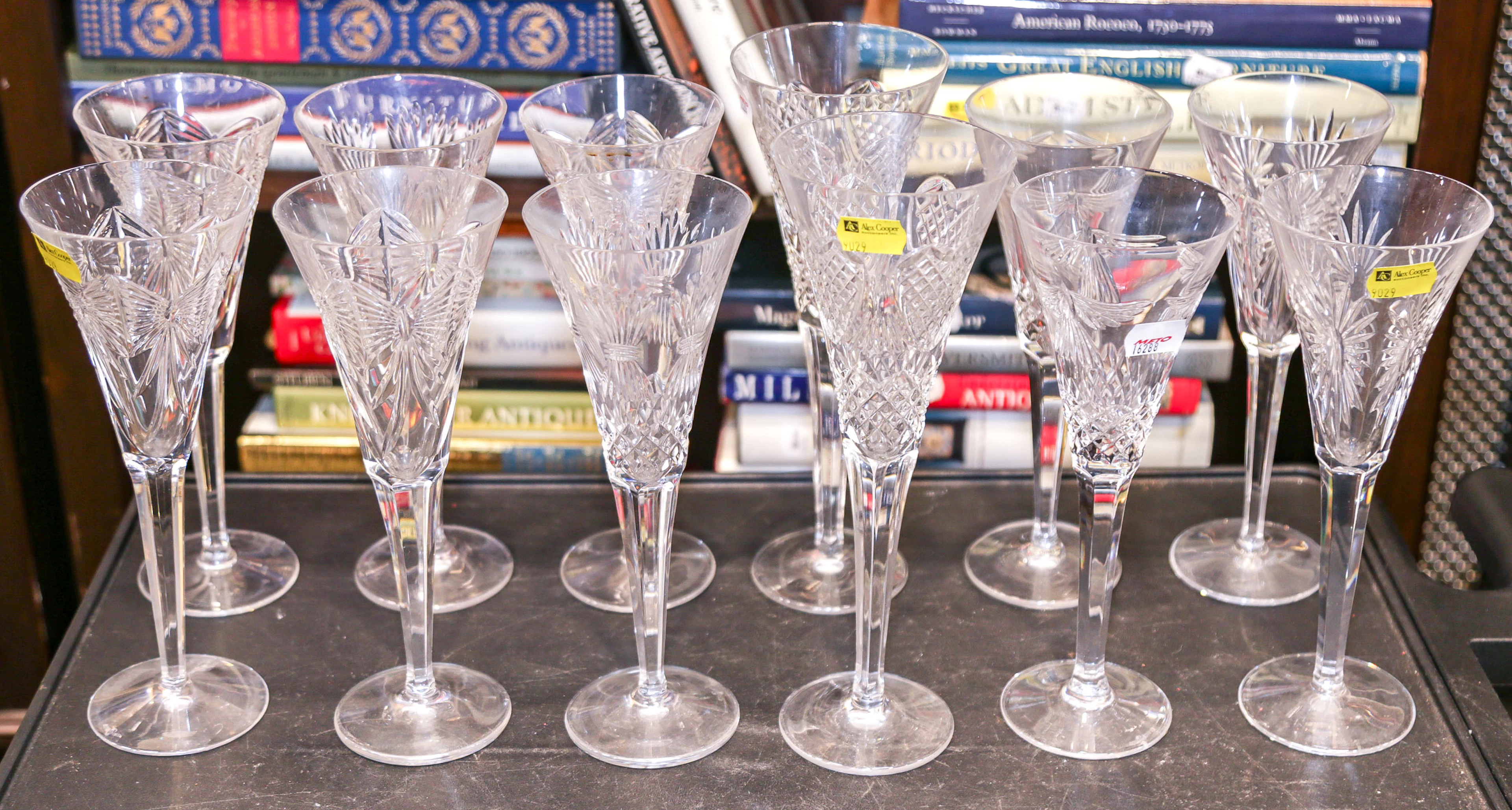 A Group of Waterford Millennium Stems