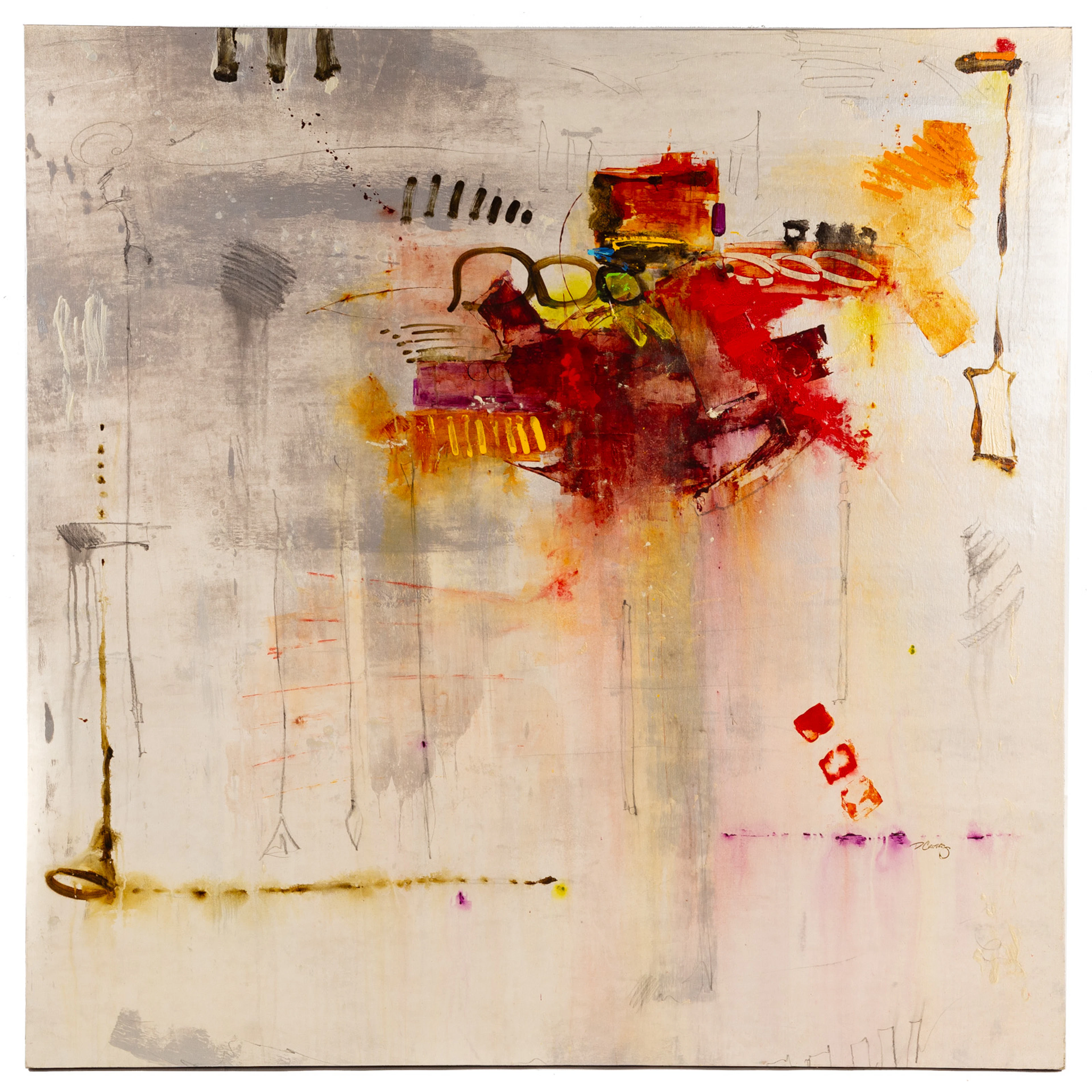 Dennis Smith Carney. "Serendipity," mixed media
