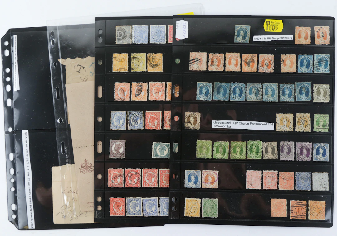 Queensland: Postage Stamps, 1860-1909