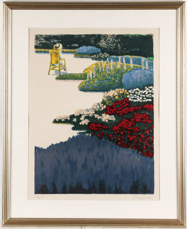 Jean-Pierre Cassigneul. "Reverie," lithograph