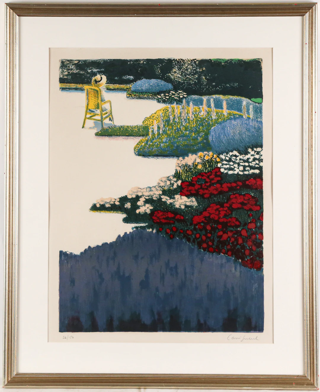Jean-Pierre Cassigneul. "Reverie," lithograph