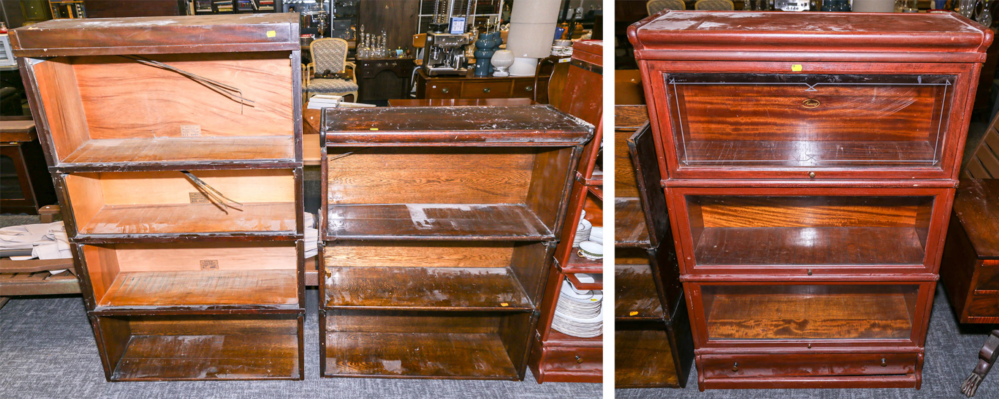Three Barrister's Bookcases