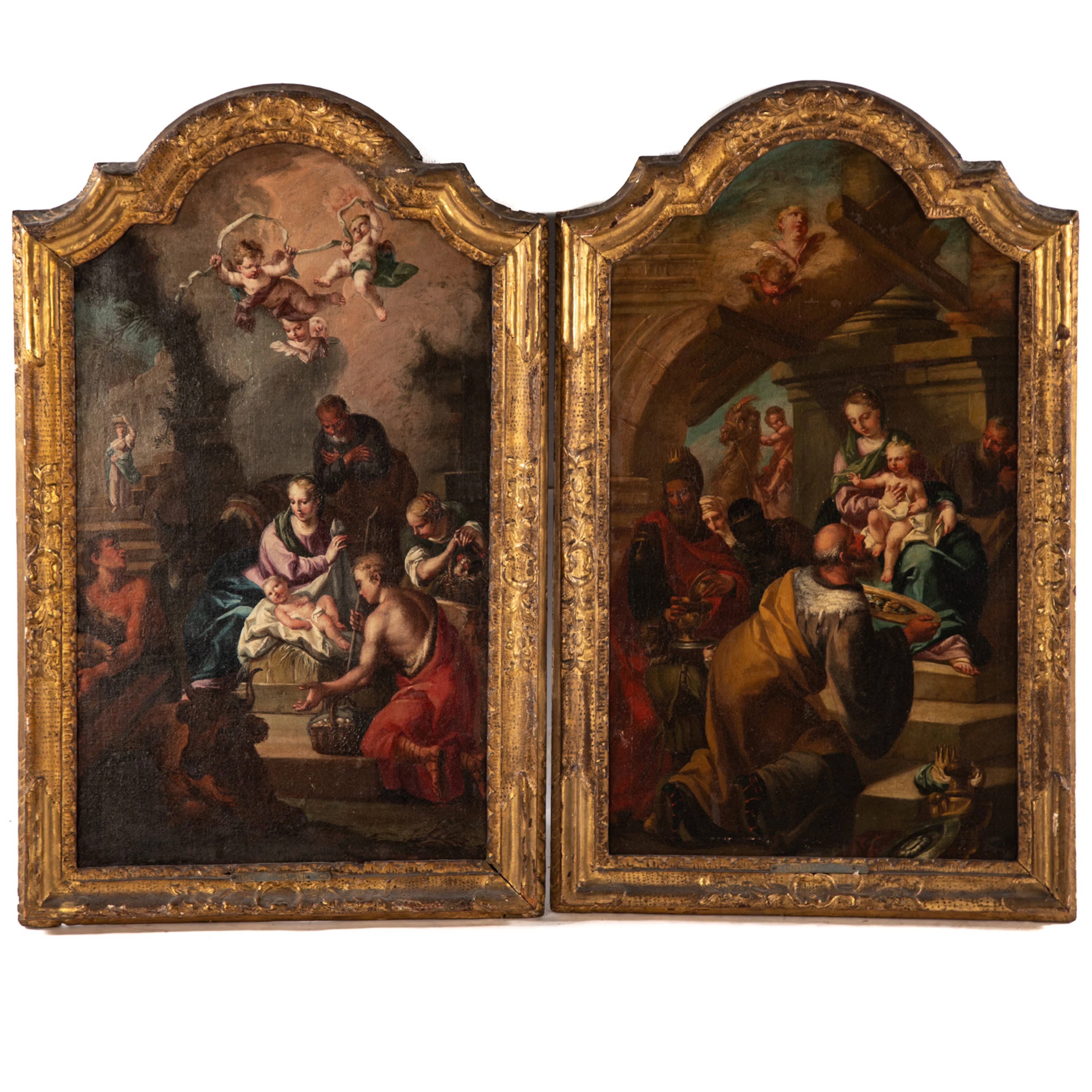 Circle of Carlo Cignani. A Pair of Religious Oils