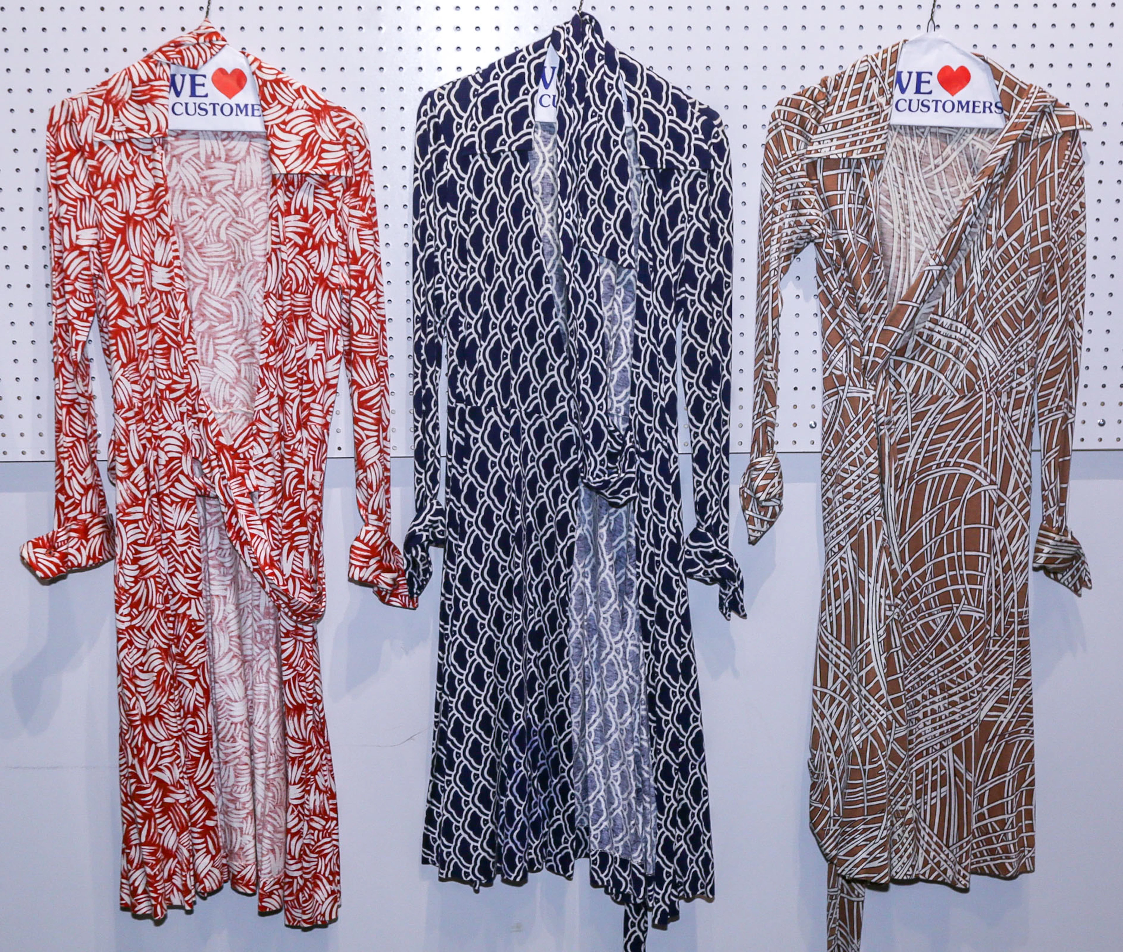 Three Diane von Furstenberg Wrap Dresses