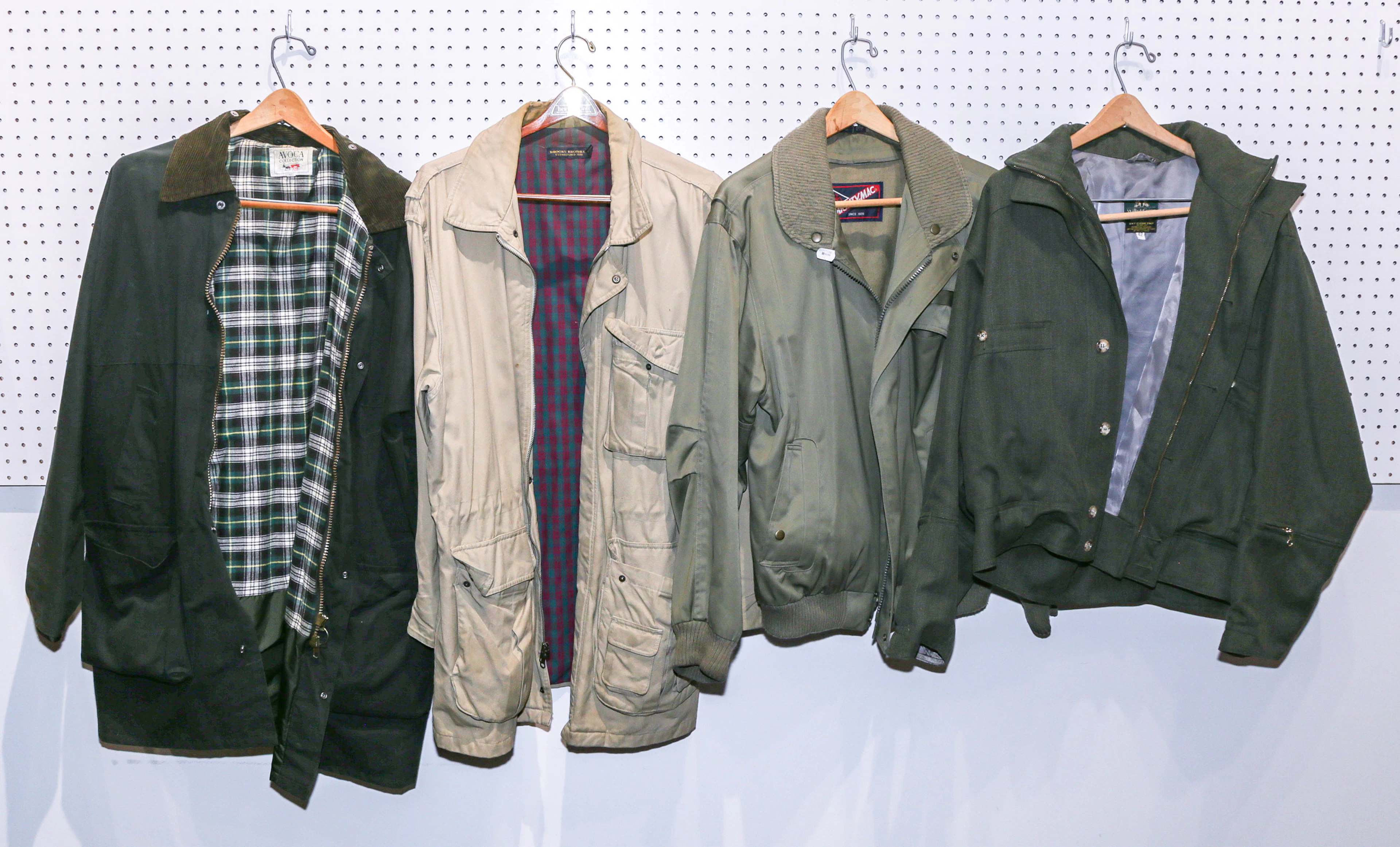 Four Gentlemen's Field Overcoats