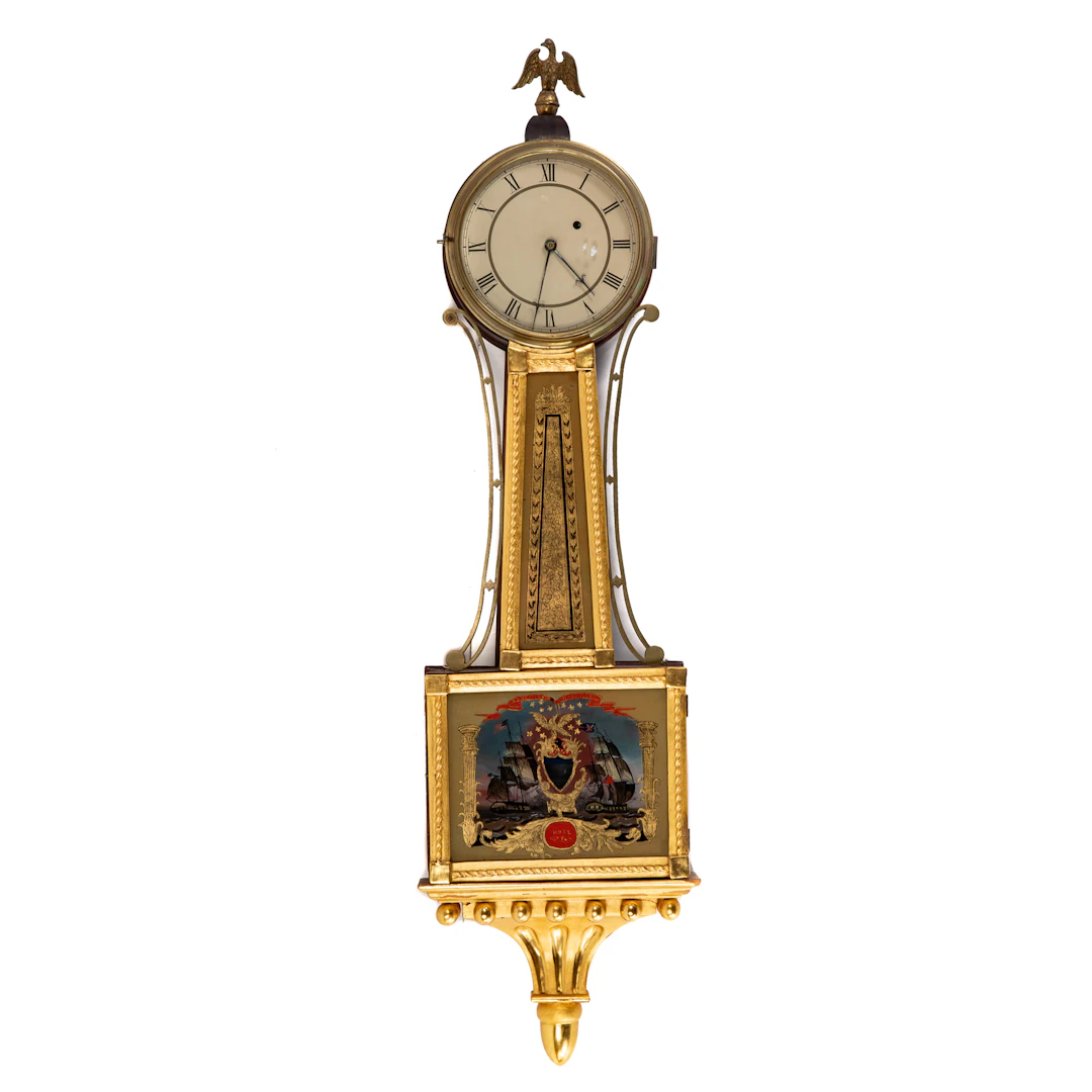 A Simon Willard Style Banjo Clock