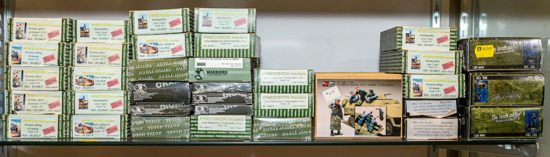 A Large Group of Military Diorama Related Figures