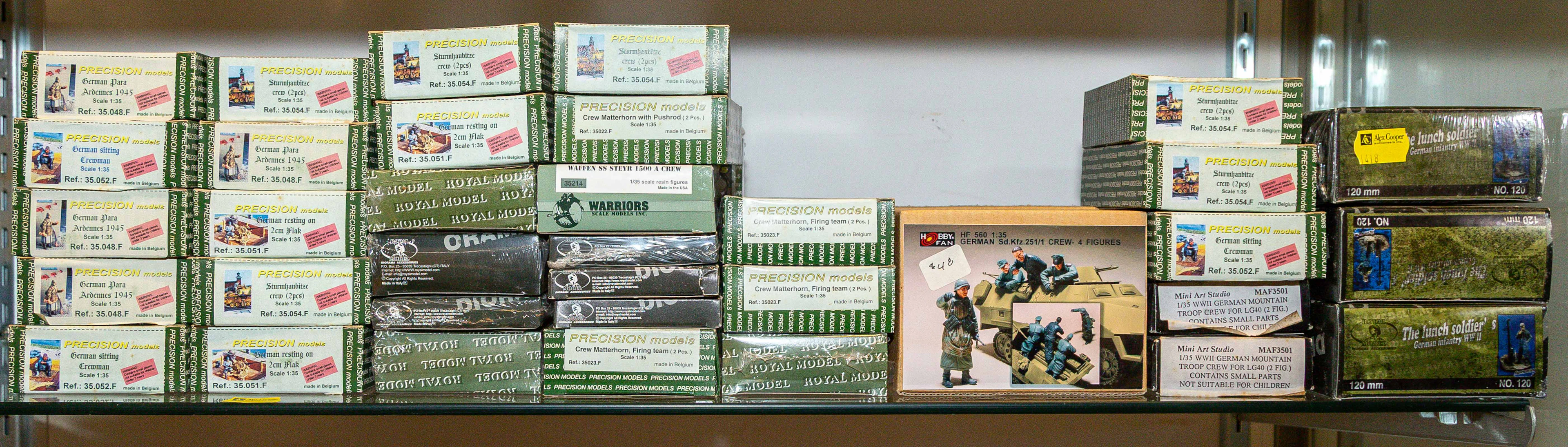 A Large Group of Military Diorama Related Figures