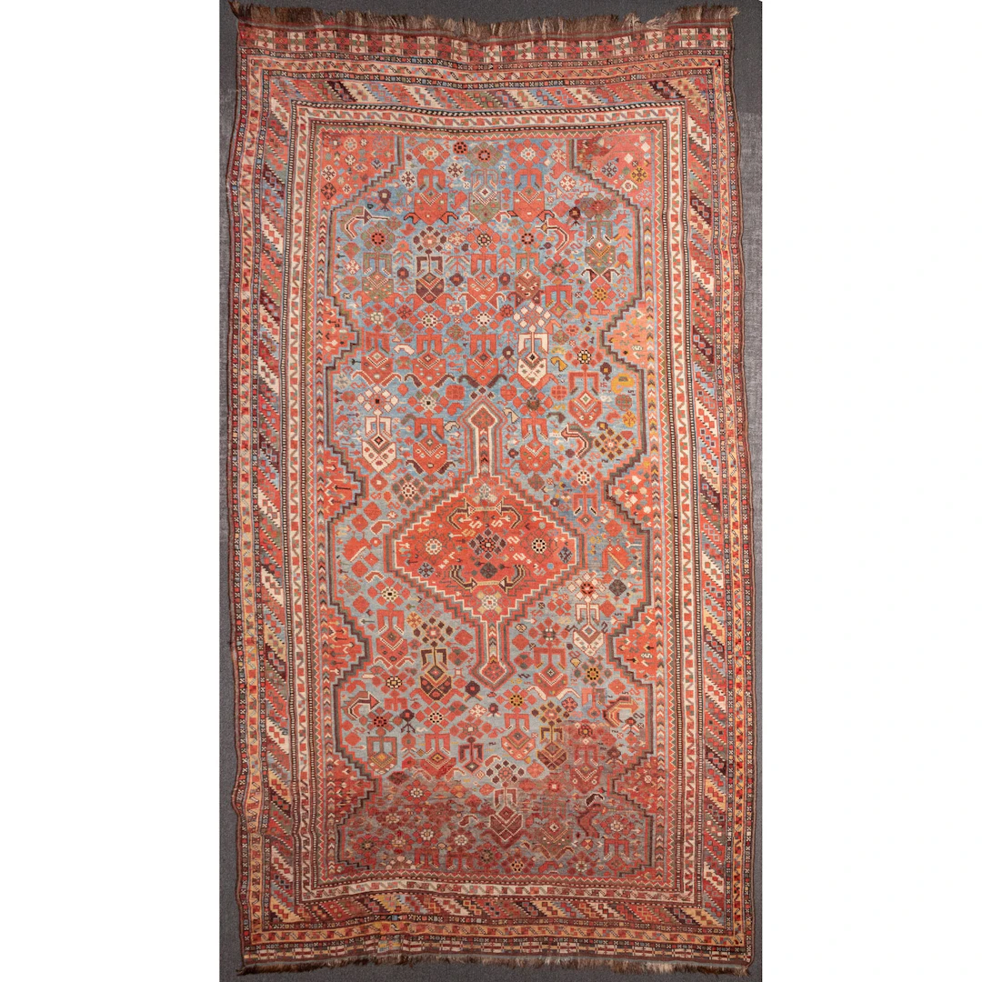 Semi-Antique Kashqai Rug, Persia, 5.2 x 9