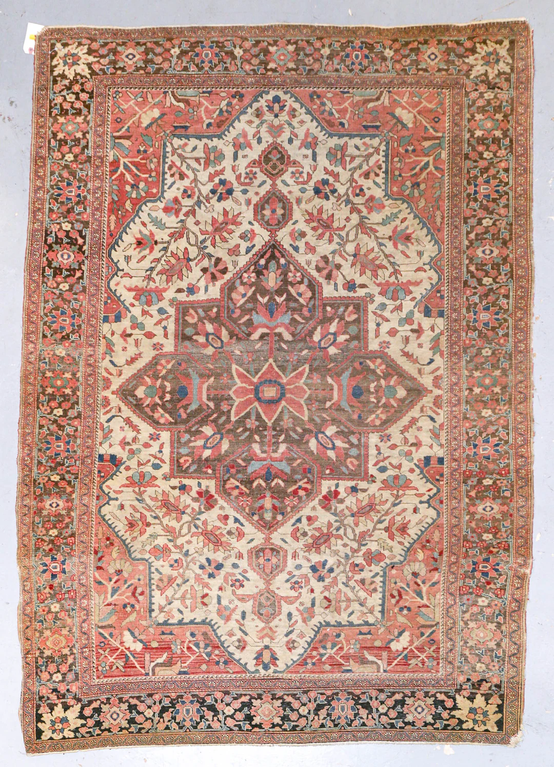 An Antique Farahan Sarouk Rug, 4.3 x 6.4