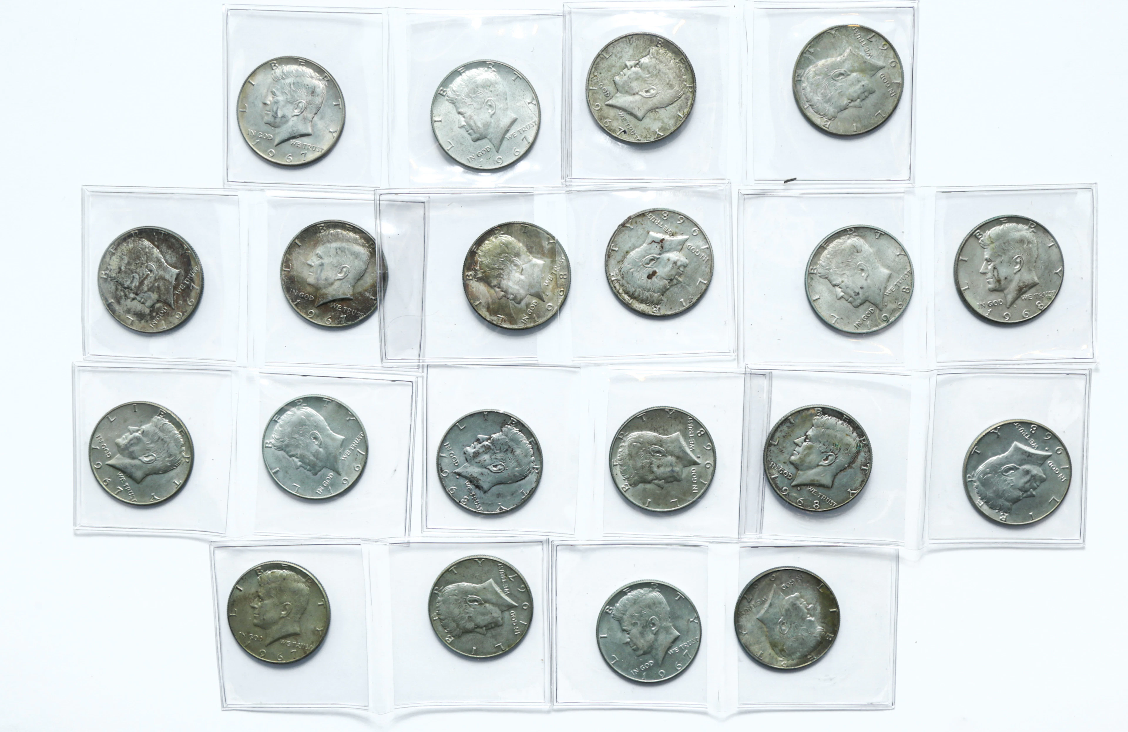 A Roll of Twenty 40% Silver JFK Halves