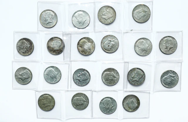 A Roll of Twenty 40% Silver JFK Halves