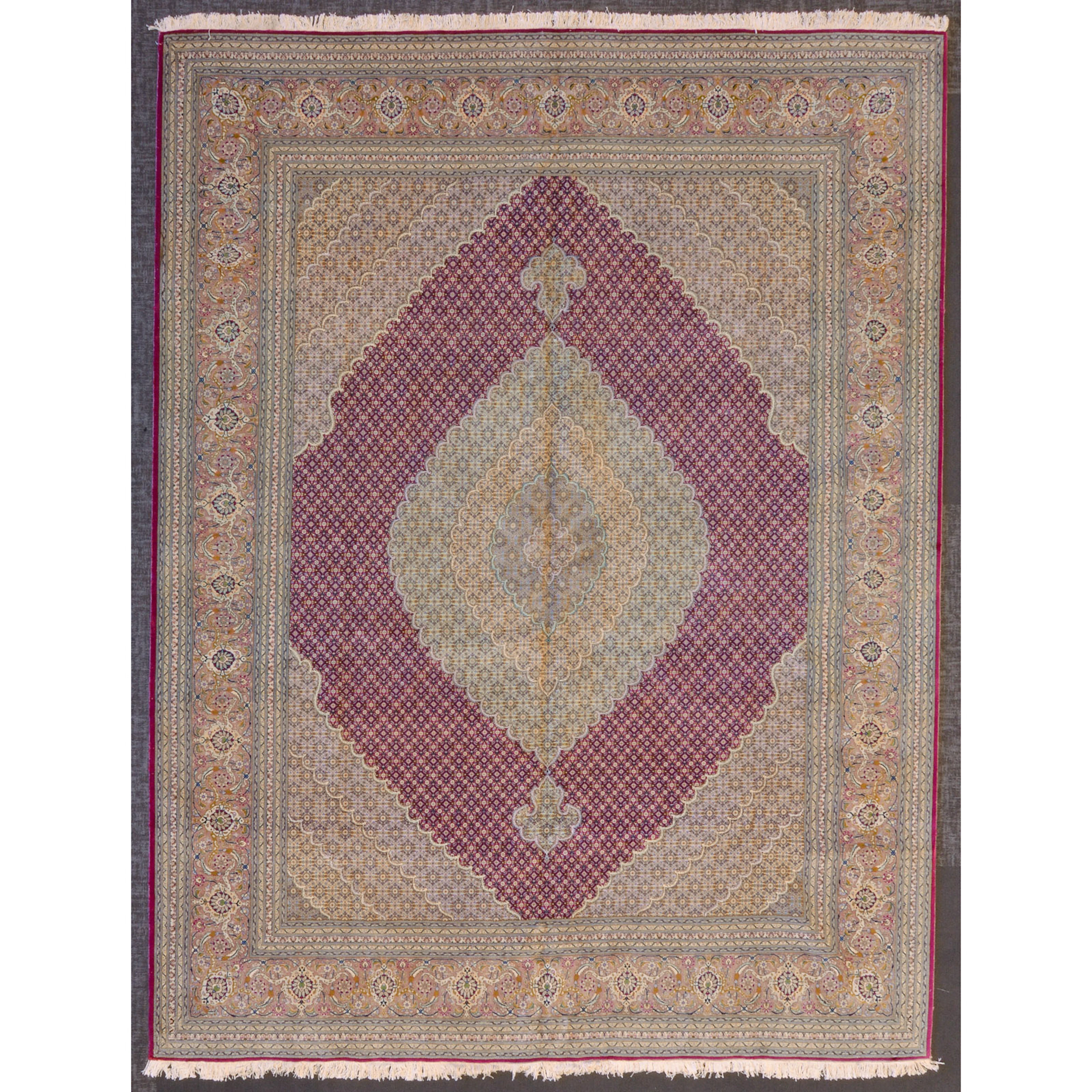 Tabriz Carpet, Persia, 9.9 x 12.9