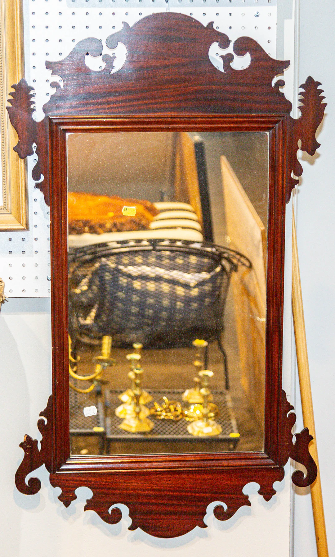 A Potthast Bros. Chippendale Fretwork Mirror