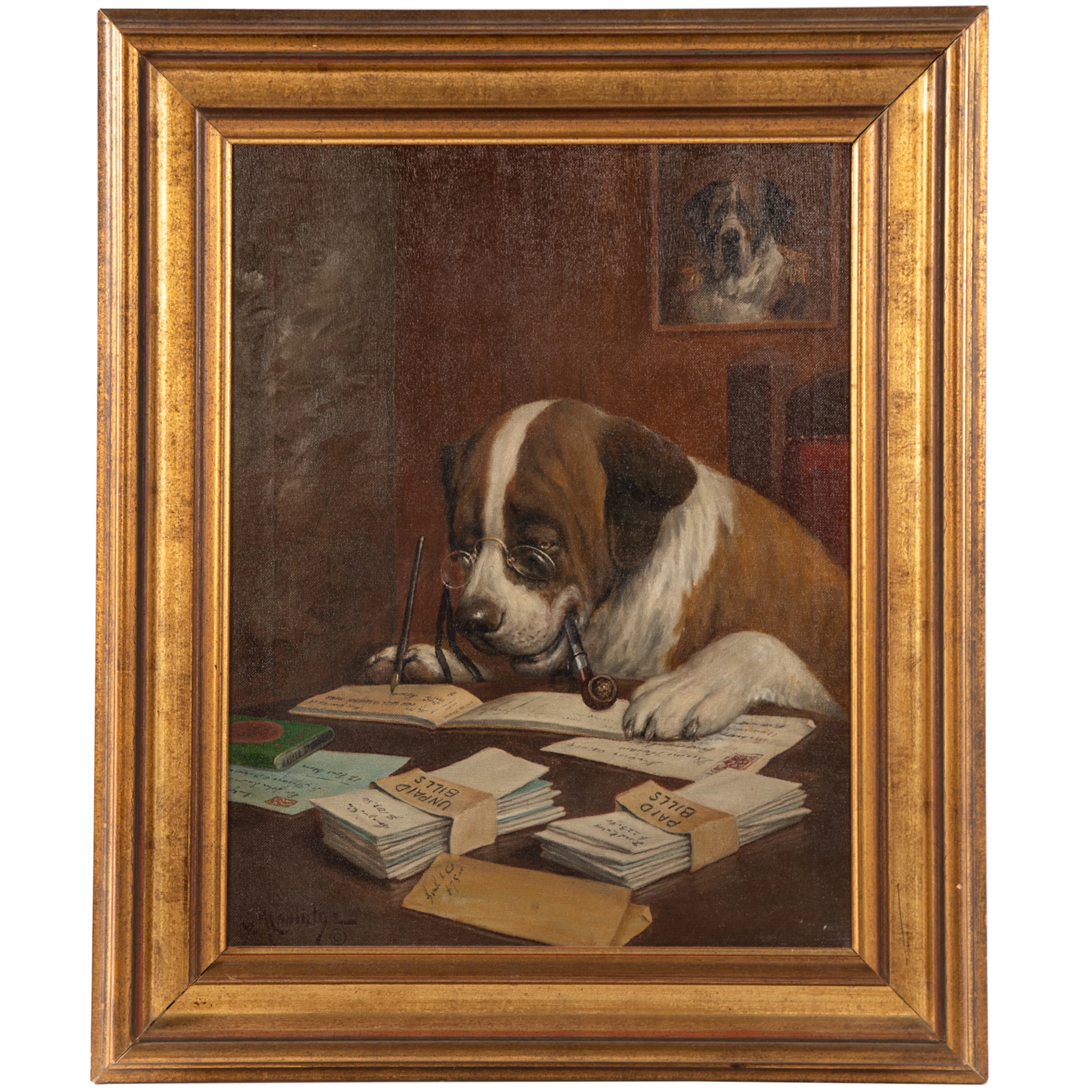 Cassius Marcellus Coolidge. "End of the Month," oil