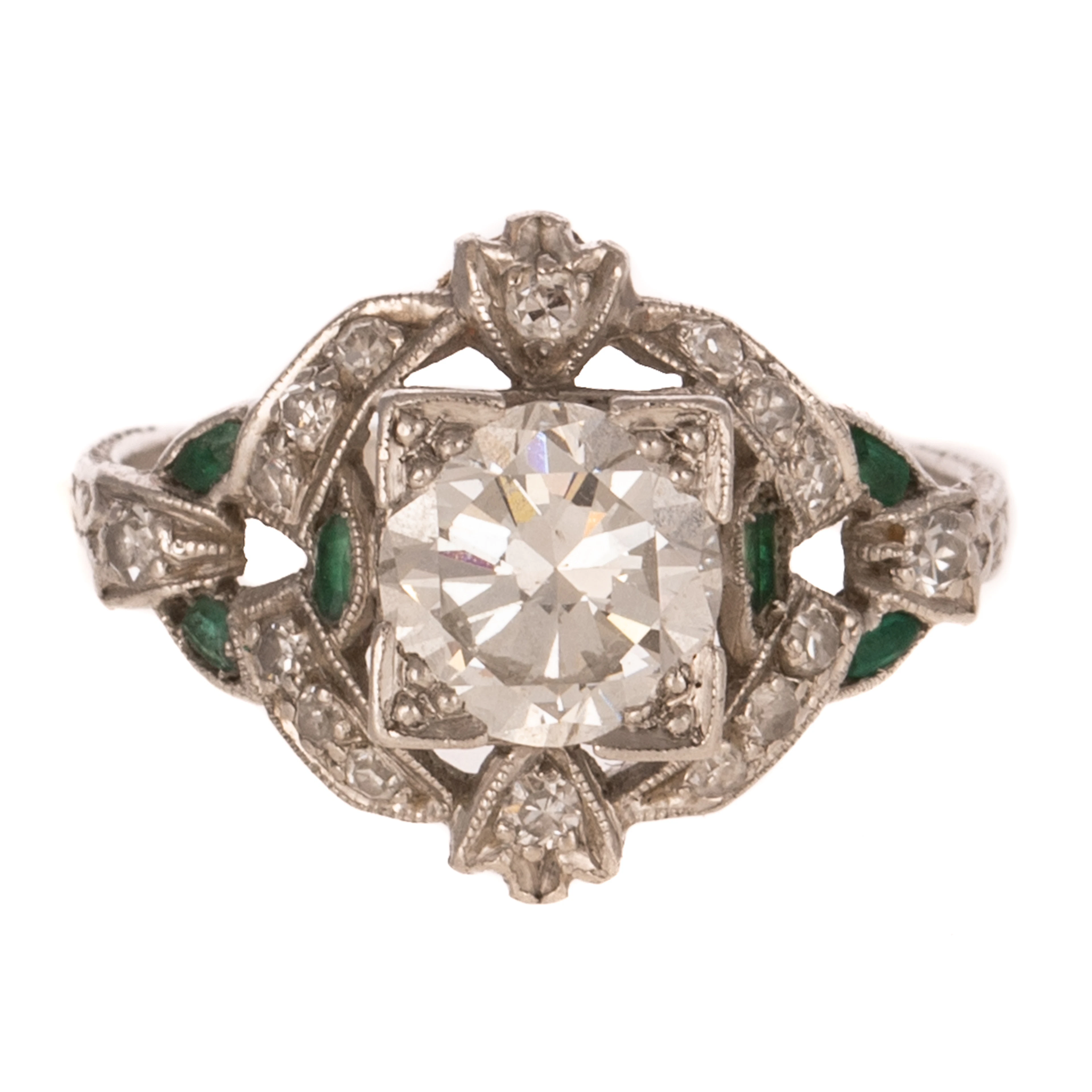 An Edwardian 1.20 ct Diamond Ring in Platinum