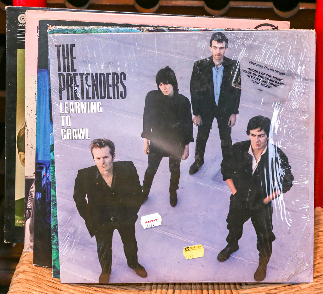 A Group of Classic Rock LP Albums