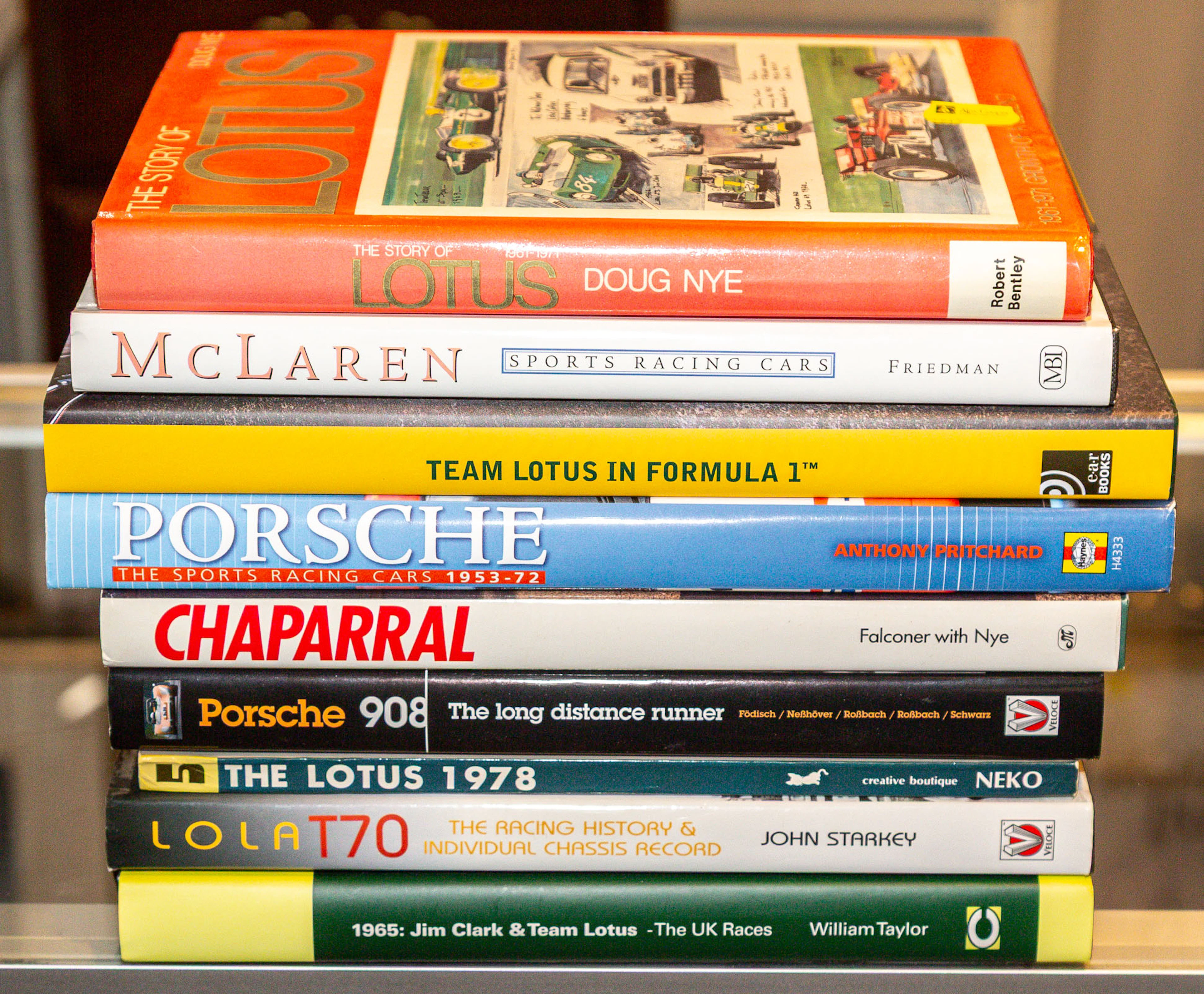 Books Pertaining to Racing & Car History