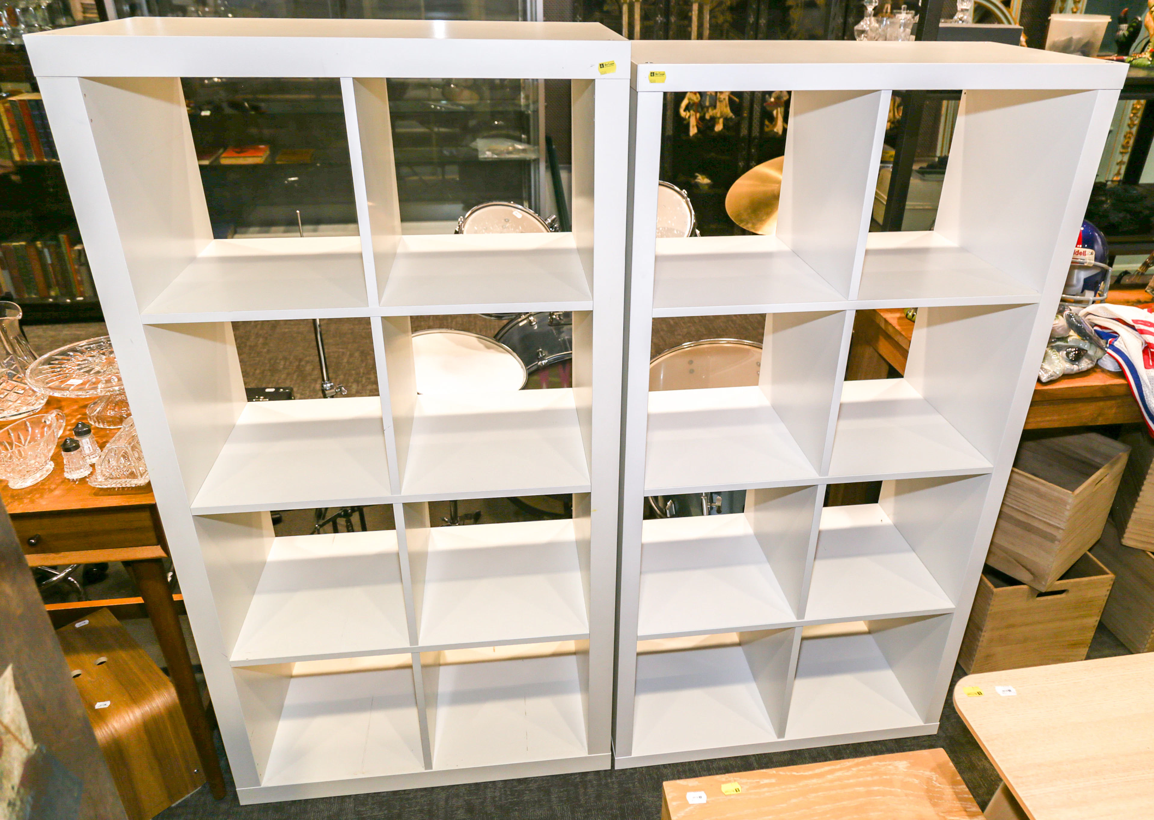 A Near-Pair of Contemporary Shelving Units