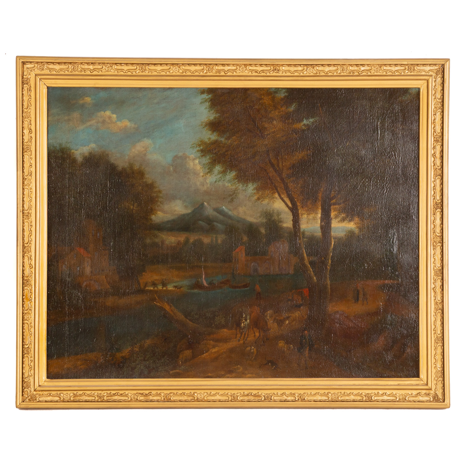 Circle of Jan Frans Van Bloeman. Landscape, oil